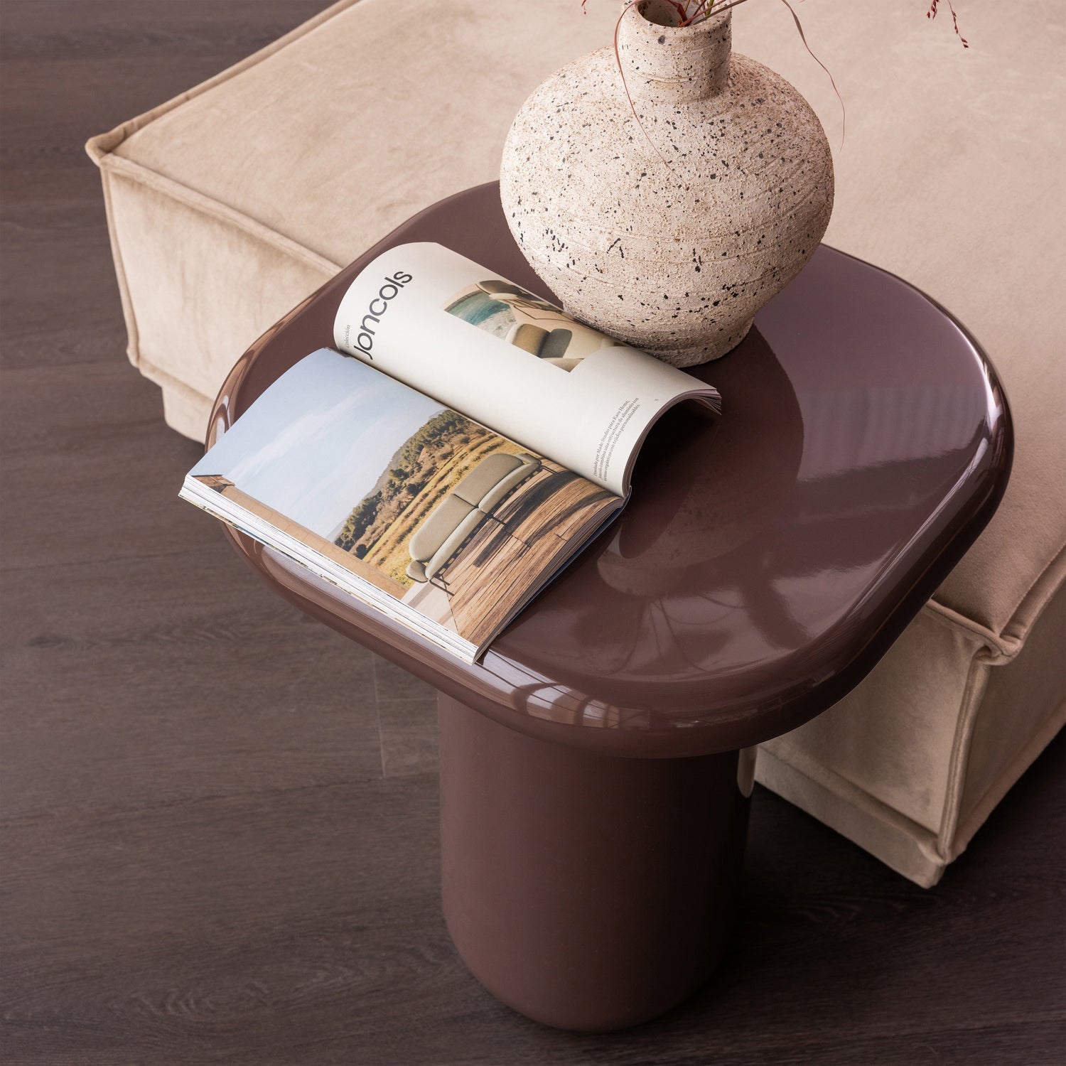 ZAVA Brown Side Table