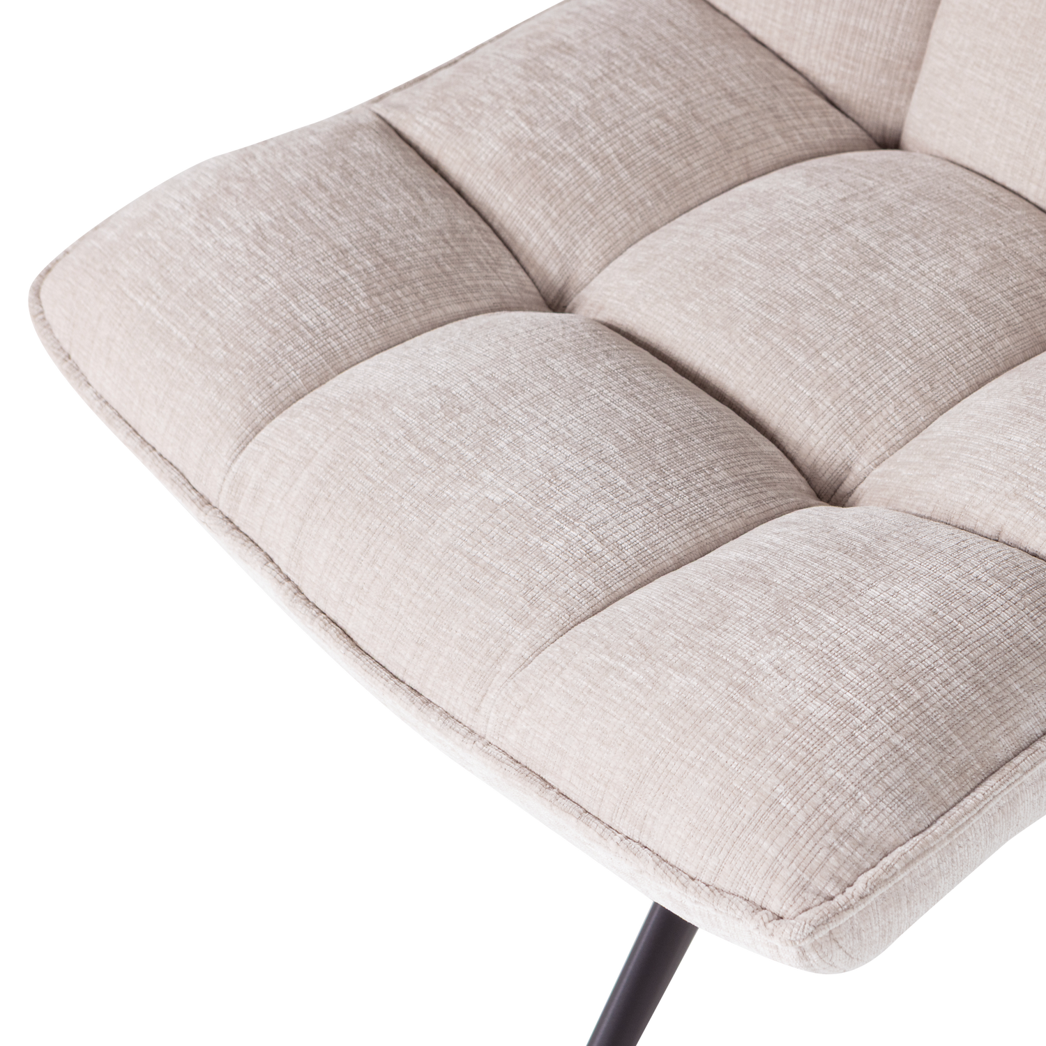 Drehstuhl JOUKE hellbeige Chenille