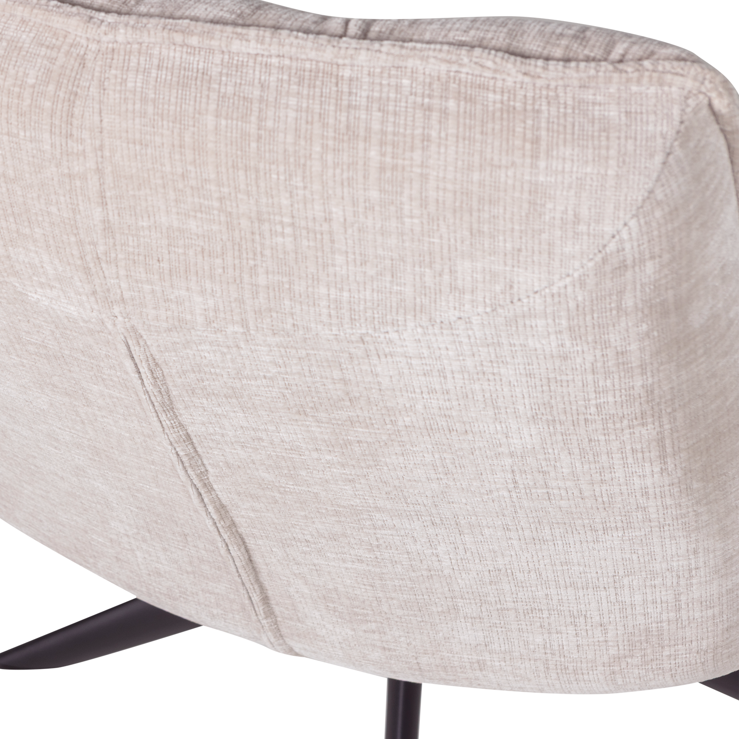 Drehstuhl JOUKE hellbeige Chenille
