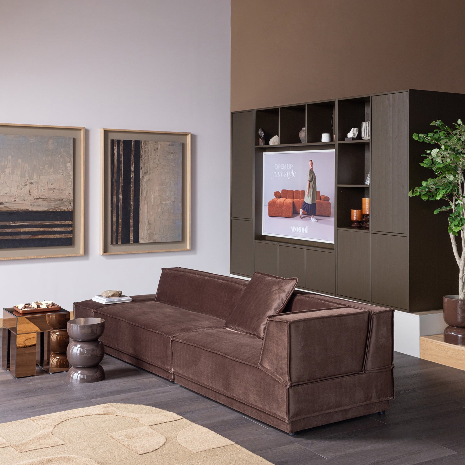 MEGGY TV Cabinet brown