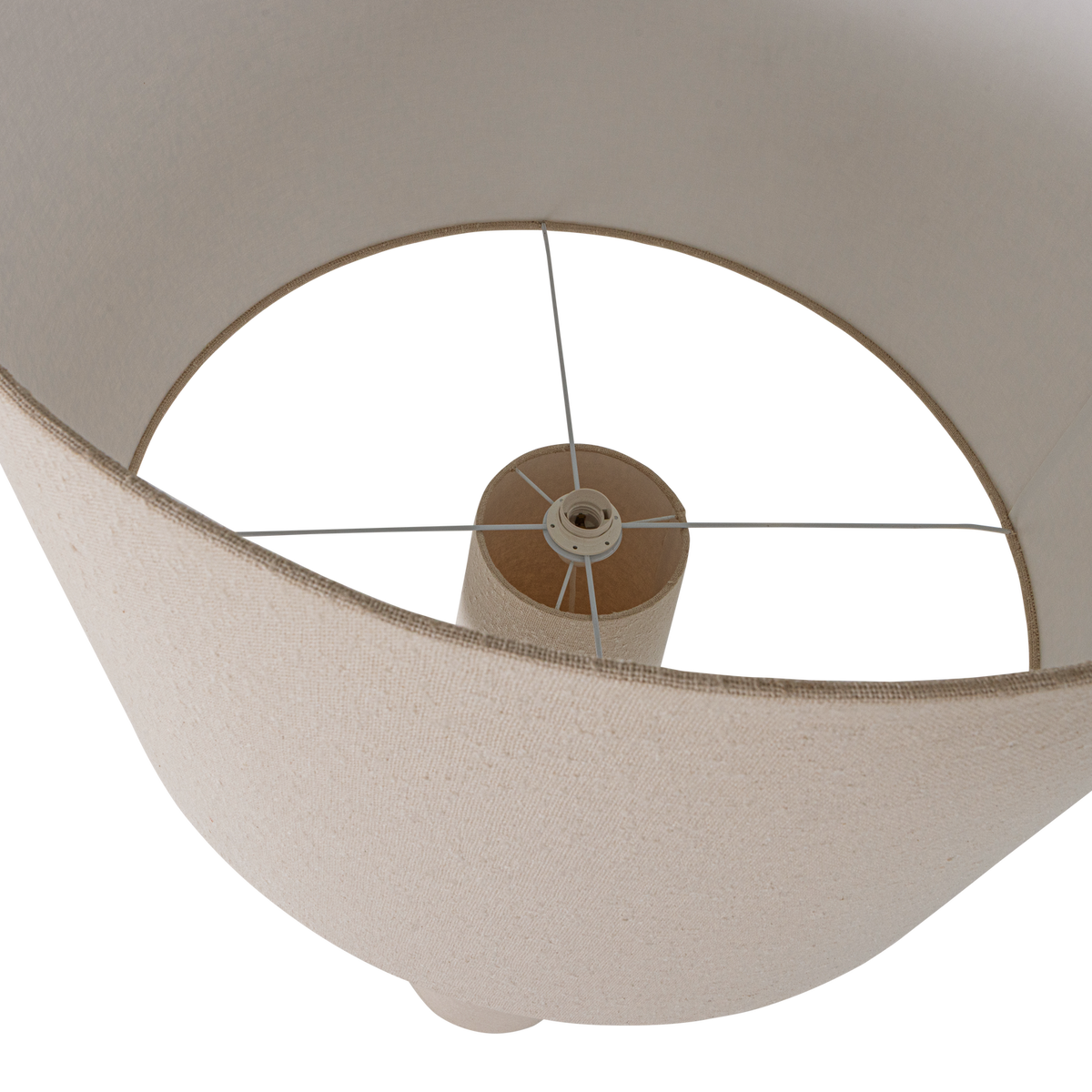 Stehlampe LOFT XXL beige Boucle