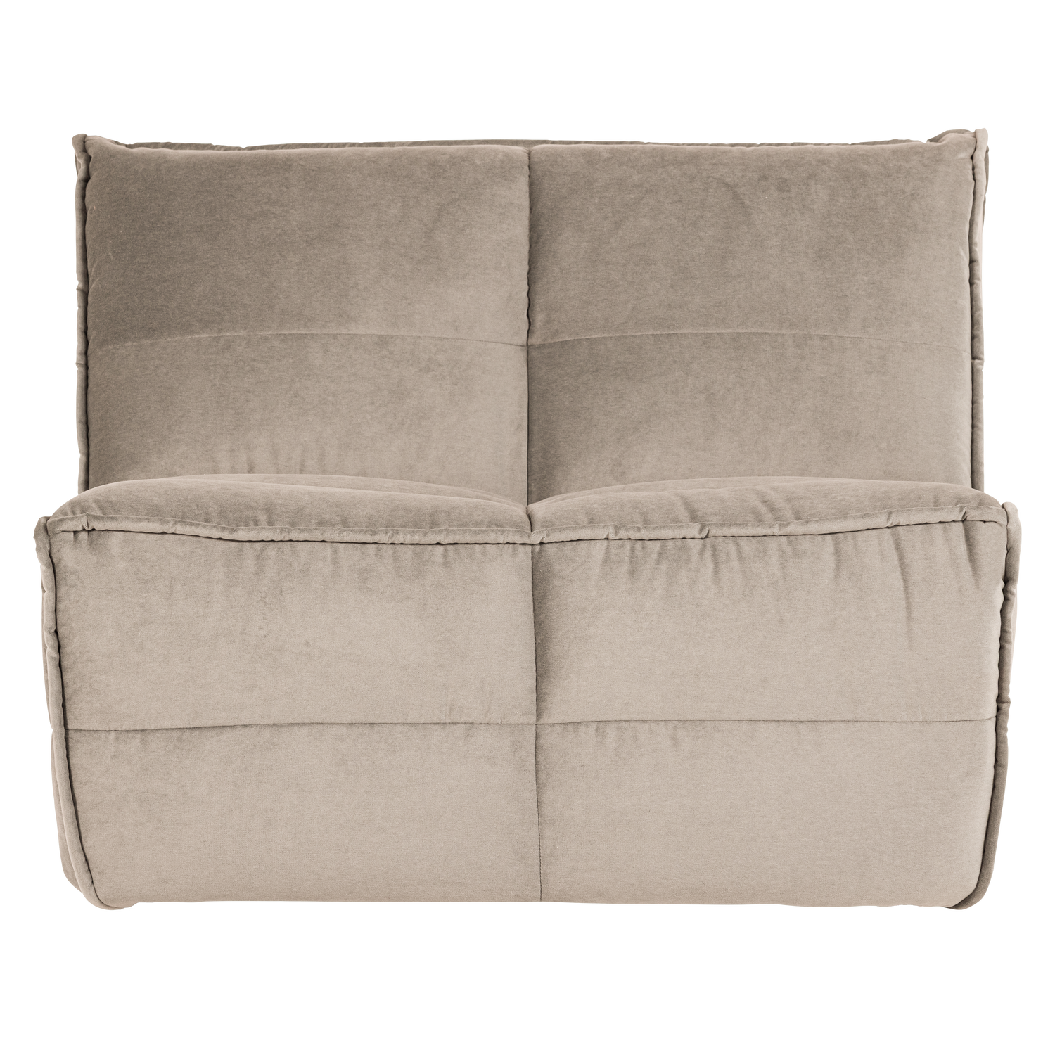 Sessel / Samtmodul CLUSTER beige