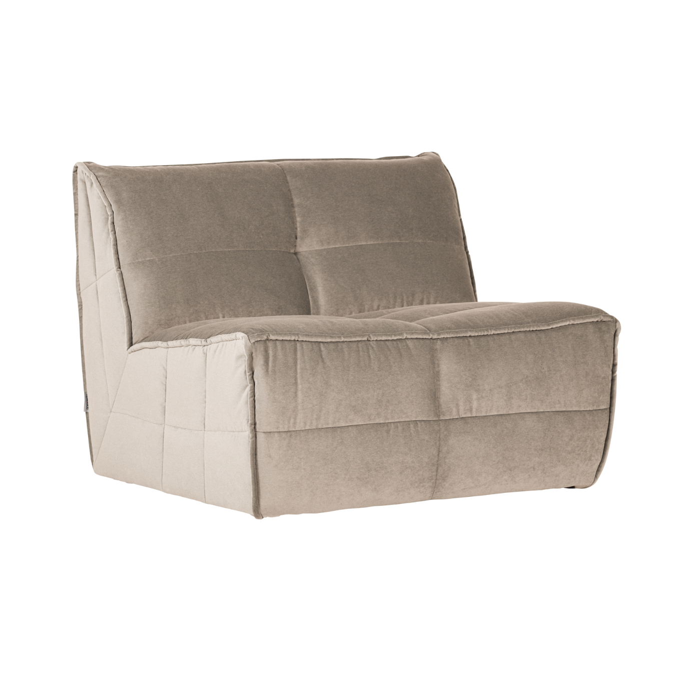 Sessel / Samtmodul CLUSTER beige