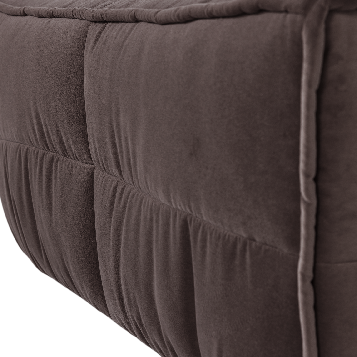 Samtpouf CLUSTER schokoladenbraun