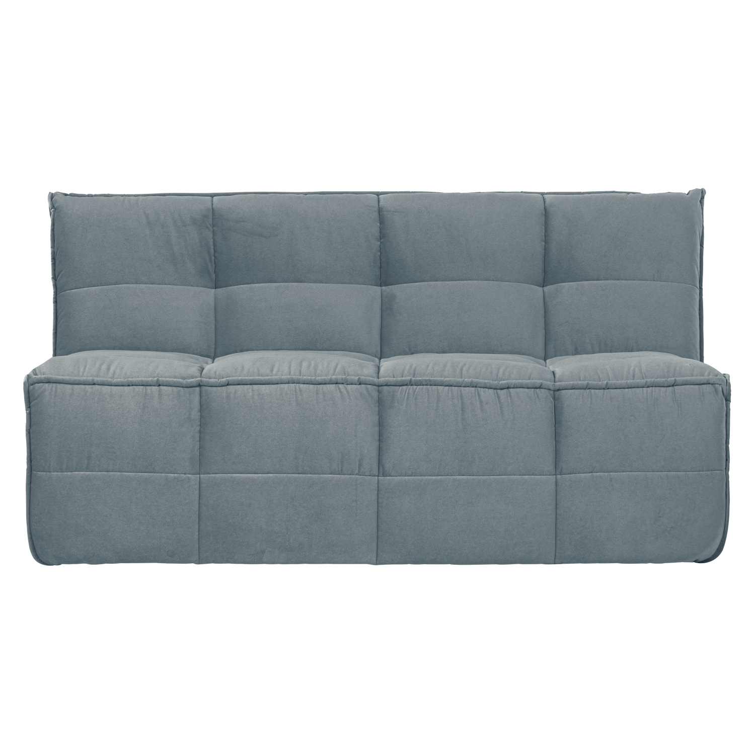 Sofa aus Samt CLUSTER BENCH - Modul für 3 Personen in Türkis