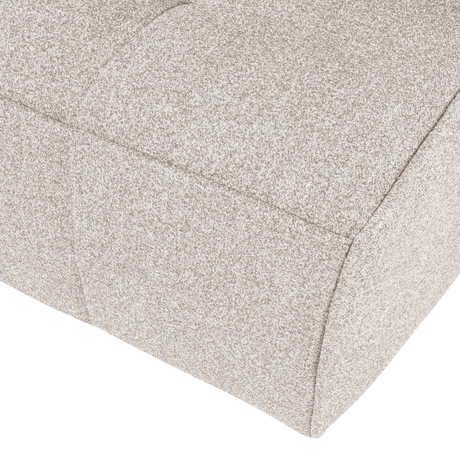 Sofa CLUSTER - 3-seater sand bouclé module