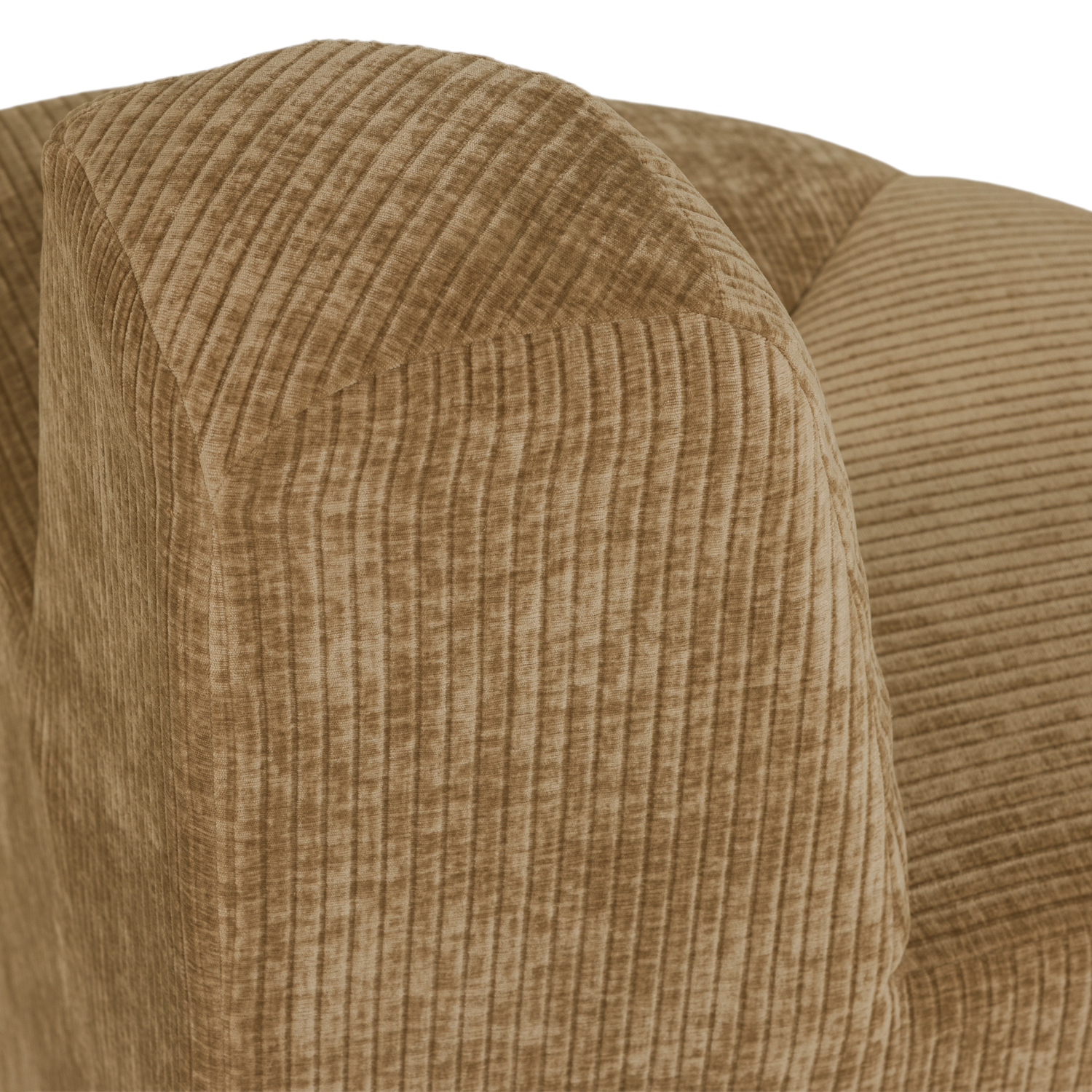 MOJO Modular Sofa - Rounded Corner Element in Honey Corduroy