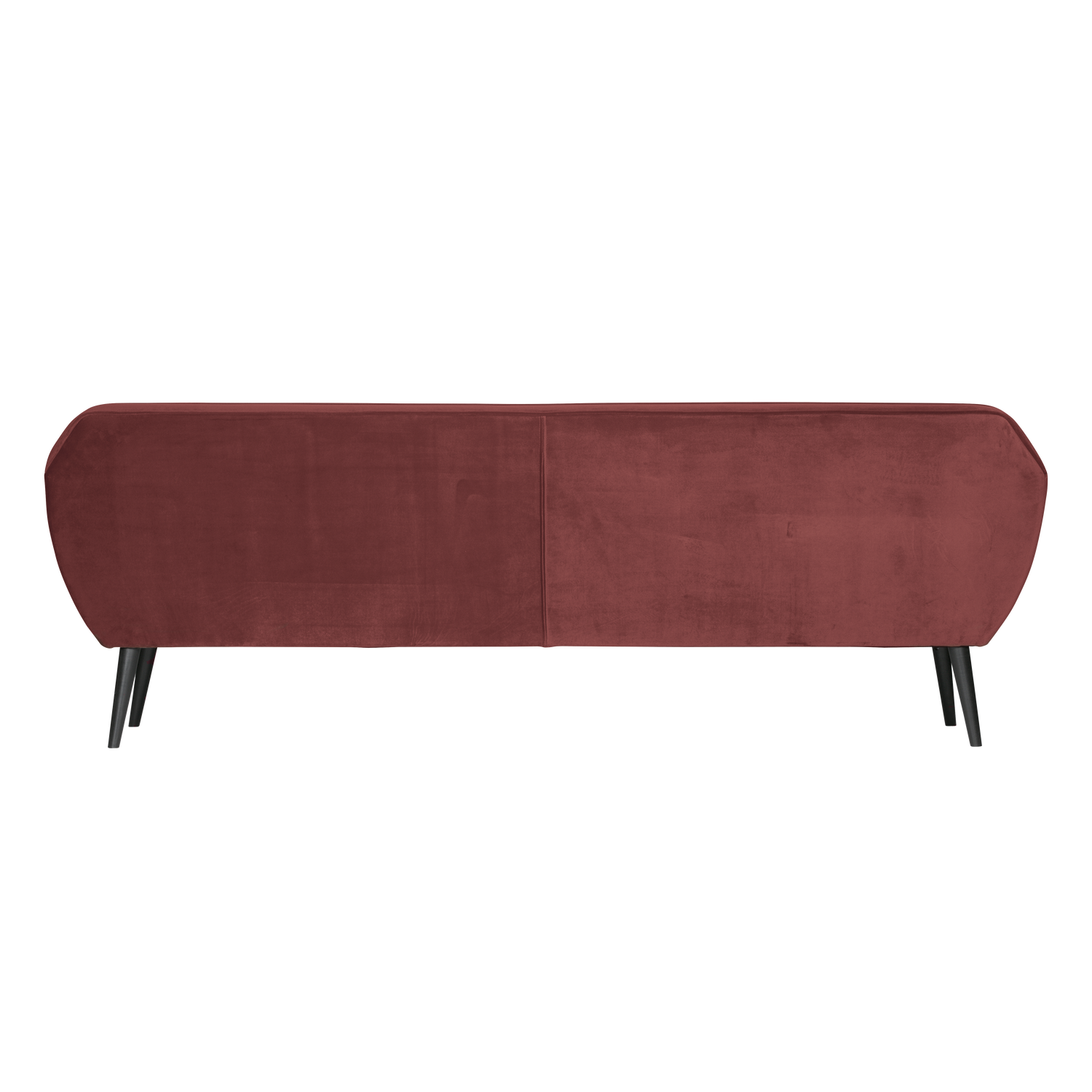 Sofa aksamitna 4-osobowa ROCCO burgundowy – Woood