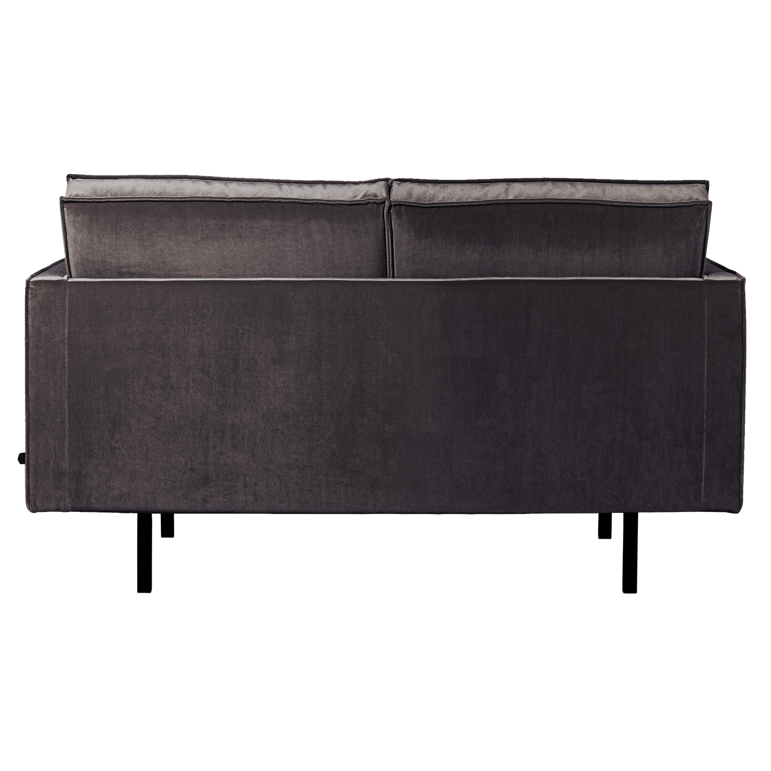 Sofa aksamitna 2-osobowa RODEO antracytowy – Woood