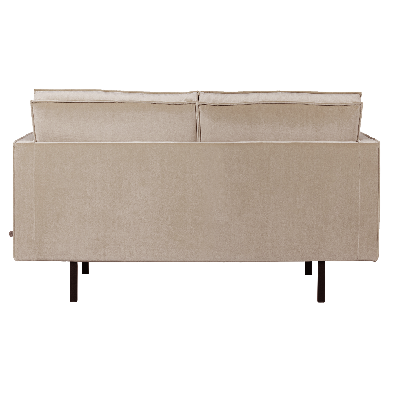 Velvet 2-Seater Sofa RODEO Khaki