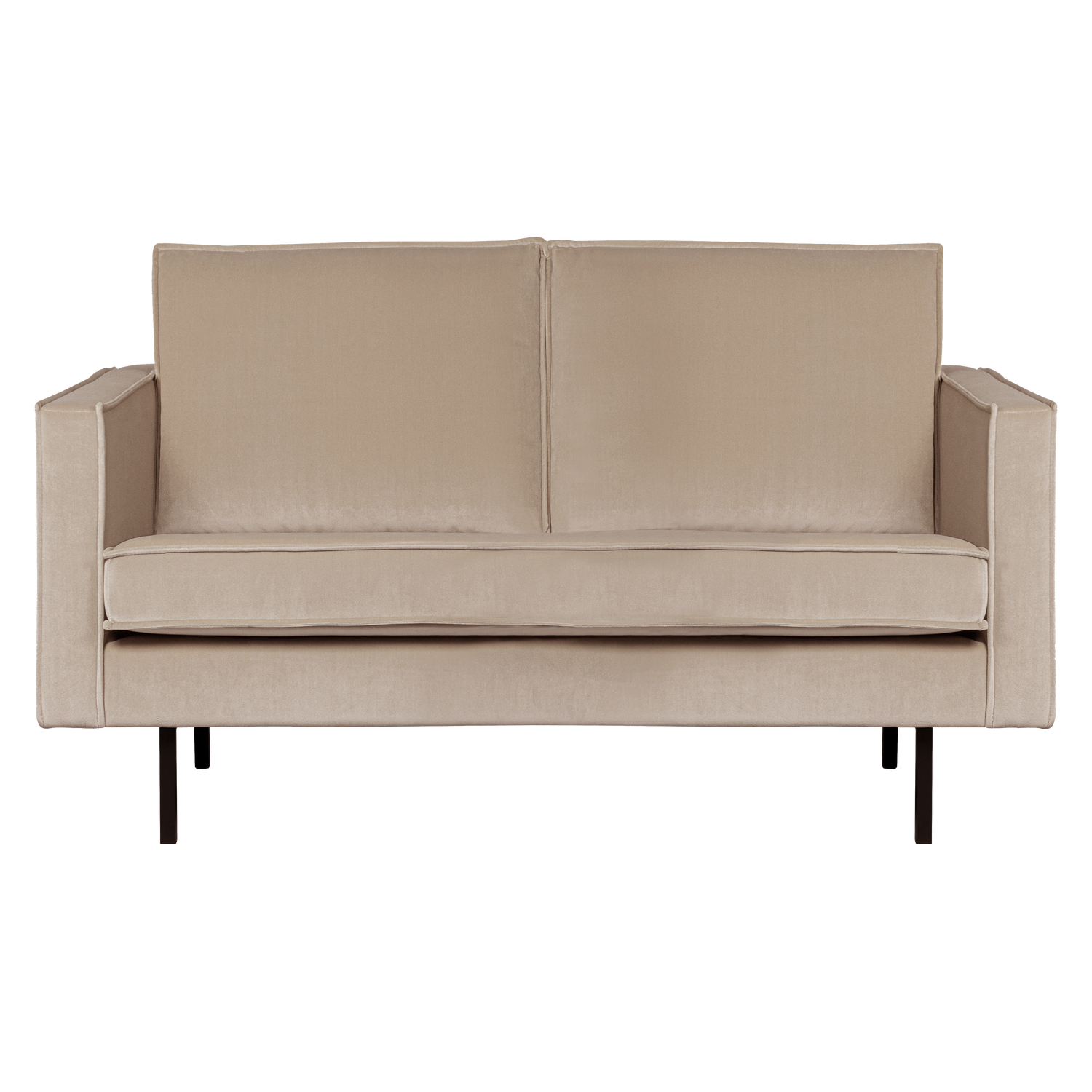 Velvet 2-Seater Sofa RODEO Khaki
