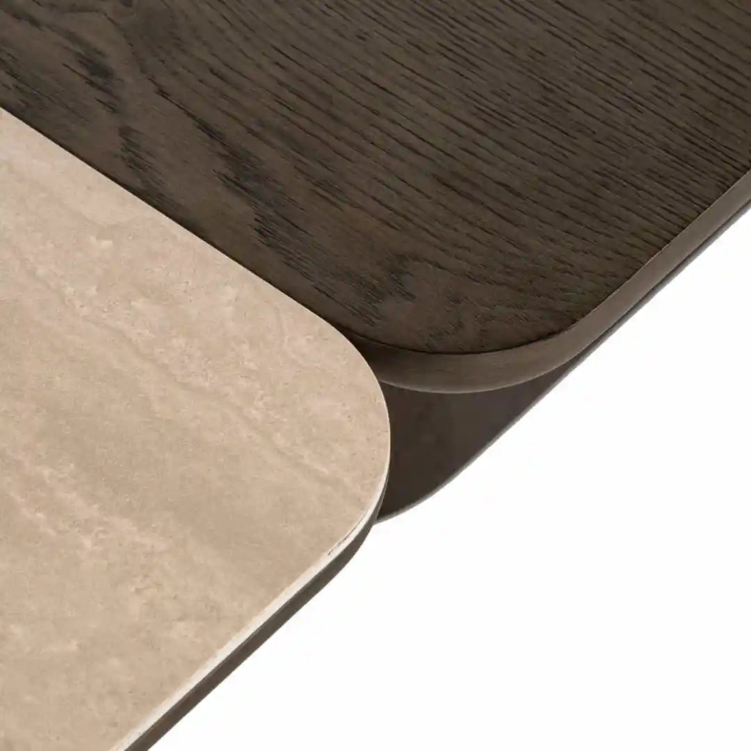 NANDO Couchtisch-Set Eichenfurnier