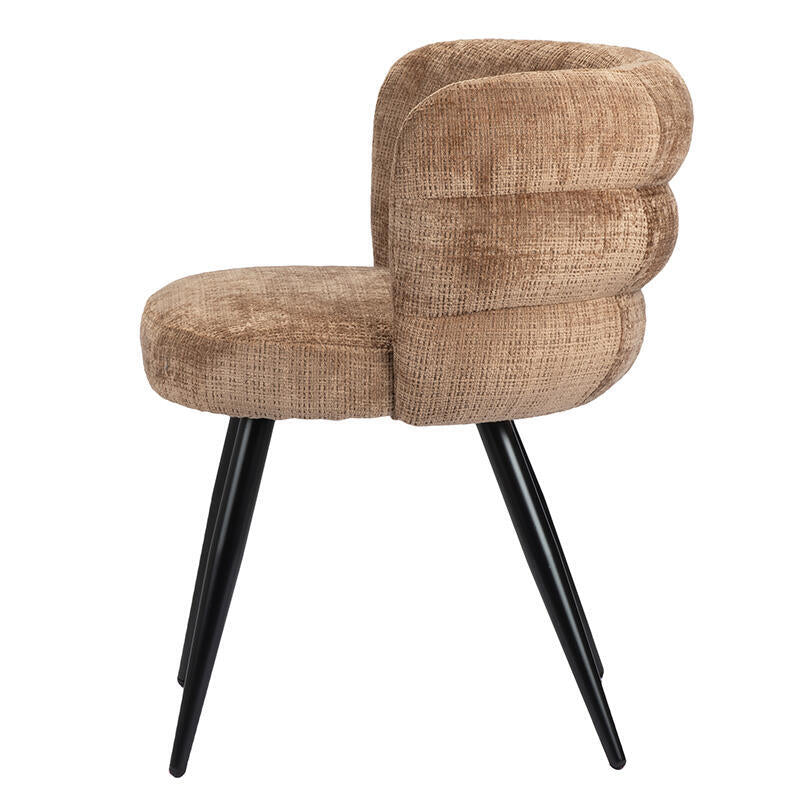 CLOUD Chair in Caramel with Black Base