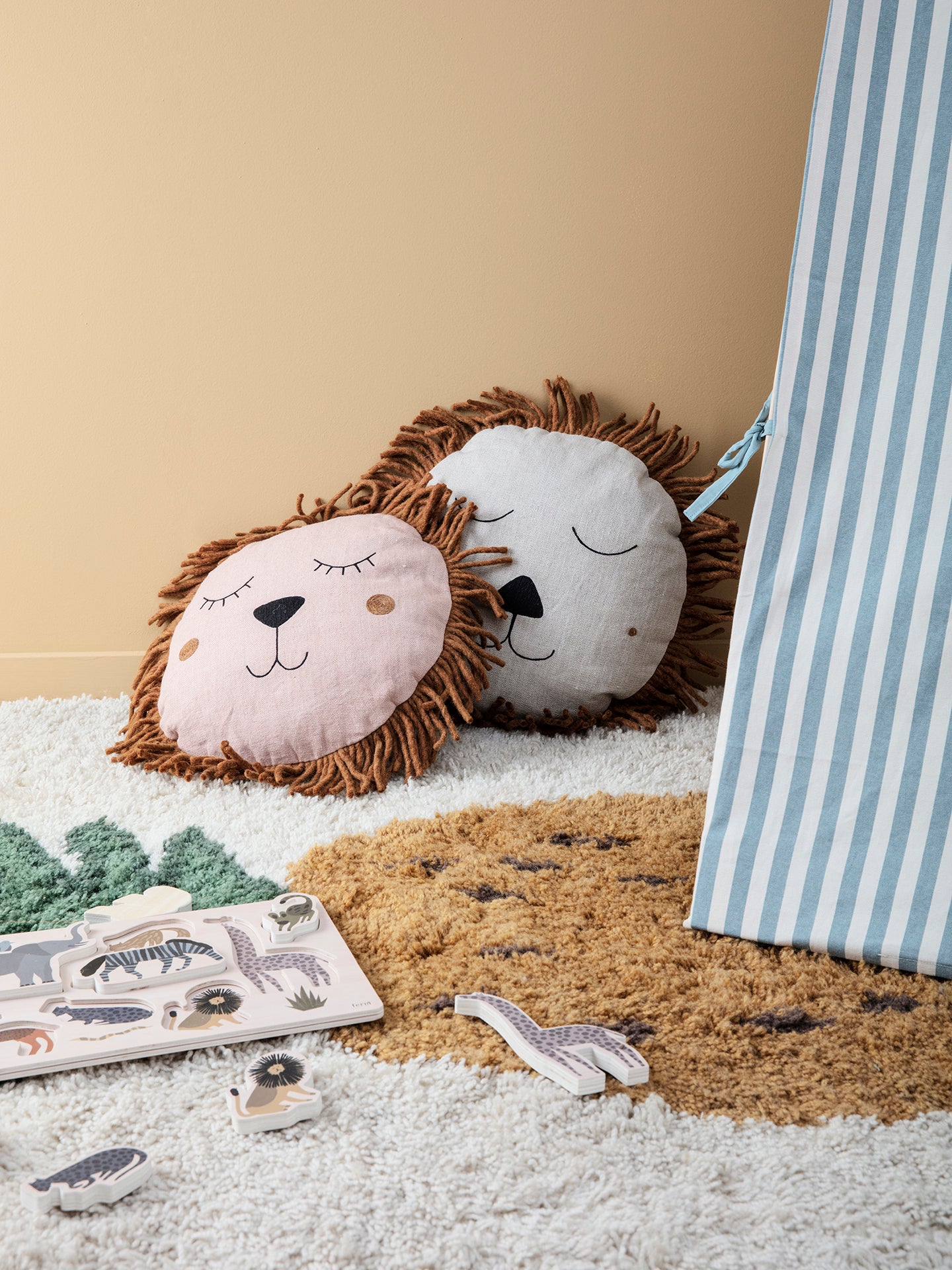 Children's rug FRUITICANA PINEAPPLE beige