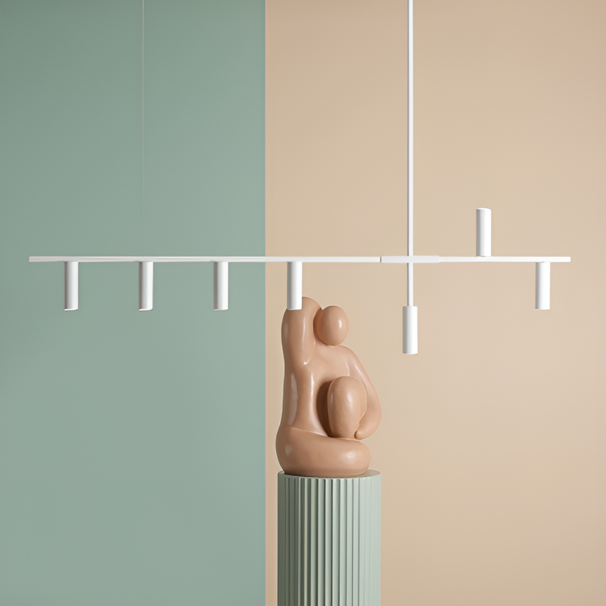 TREVO Hängelampe weiß