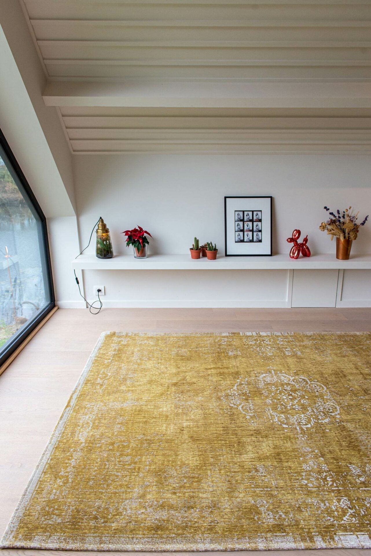 Medallon Spring Moos Teppich gelb