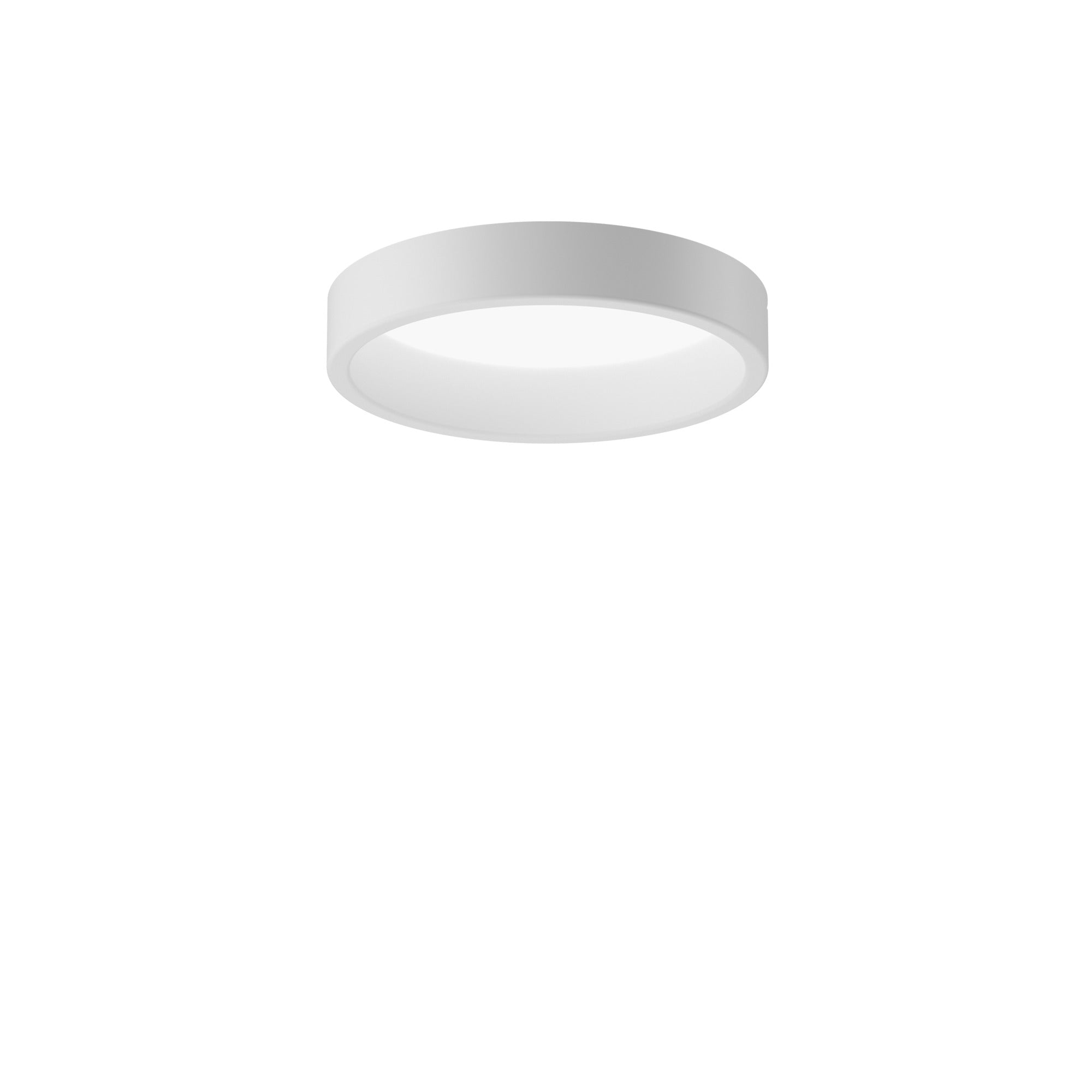 LP CIRCLE SEMI-RECESSED white recessed ceiling light