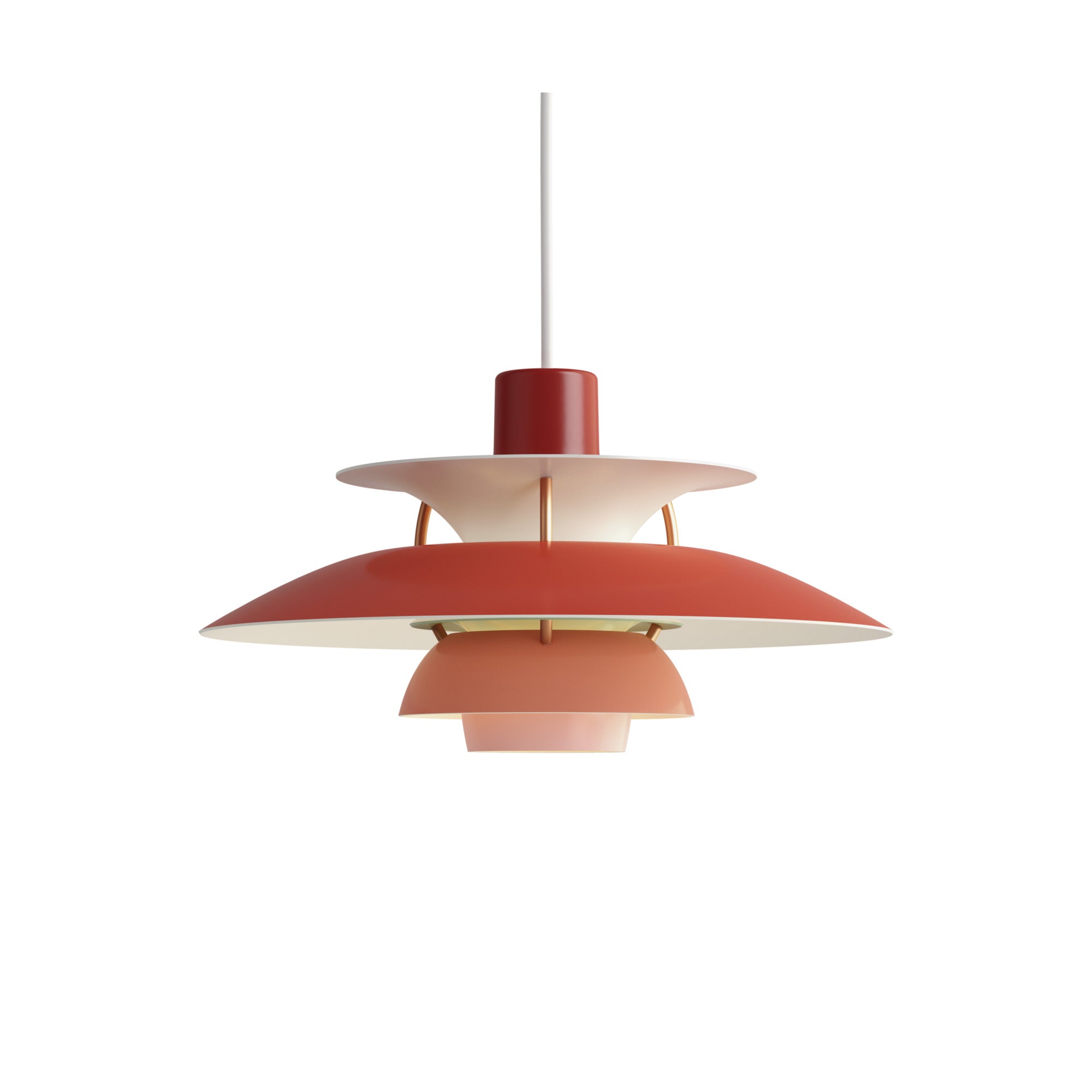 PH 5 Pendant Lamp in Shades of Red