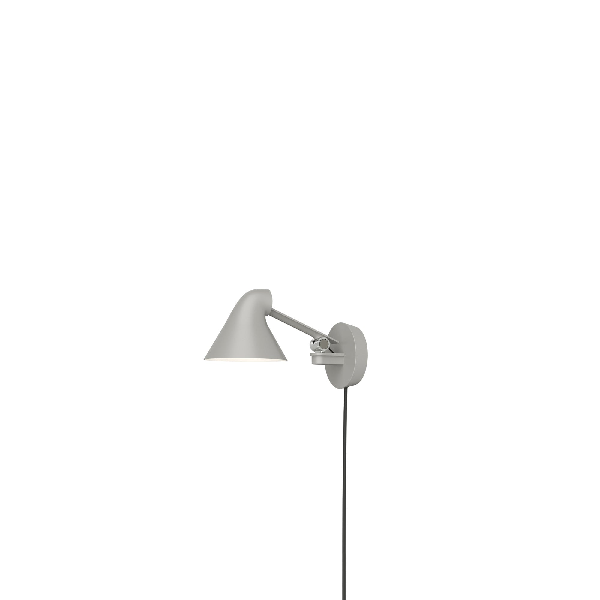 Wandleuchte mit verstellbarem Arm NJP grau
