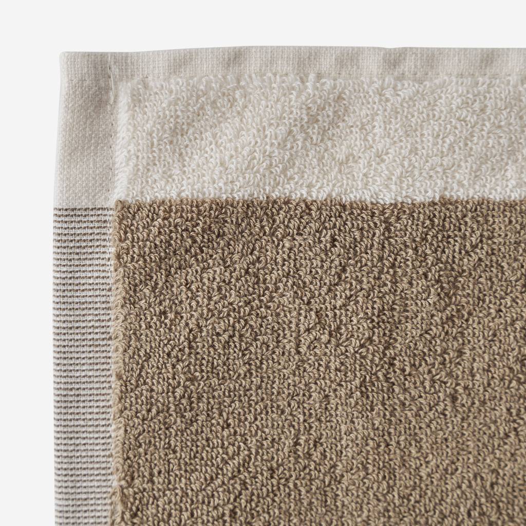 VIPP taupe cotton bathroom mat