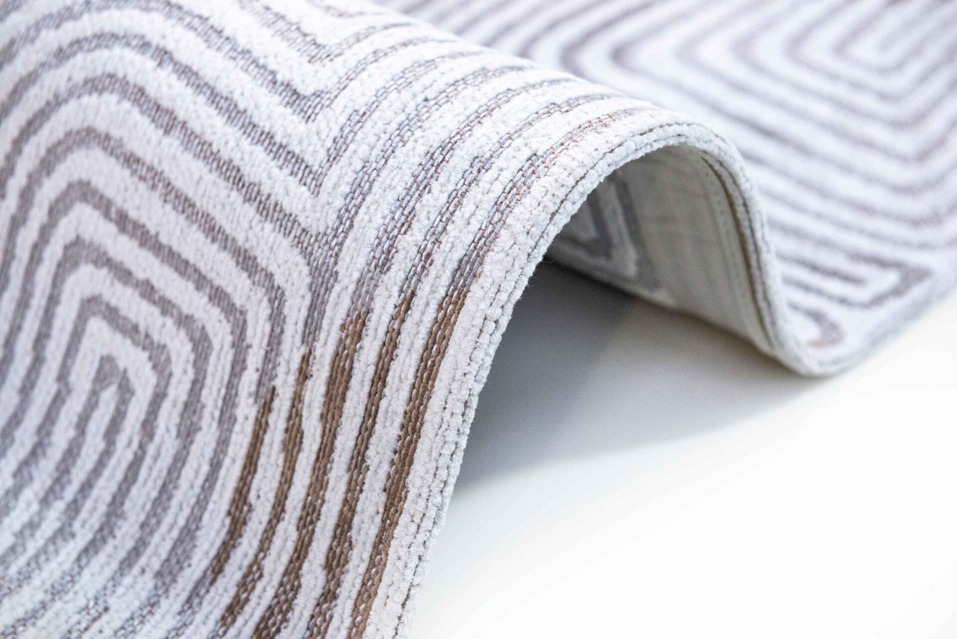 Korallenrug Auster weiß und Bega