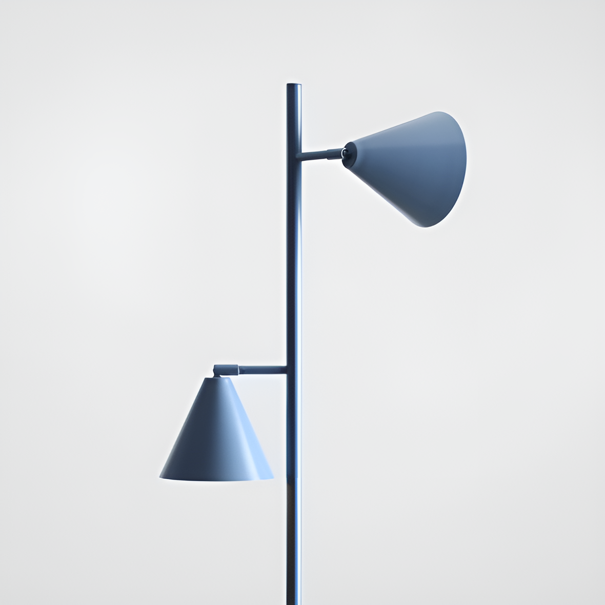 Stehleuchte FORM DUO blau