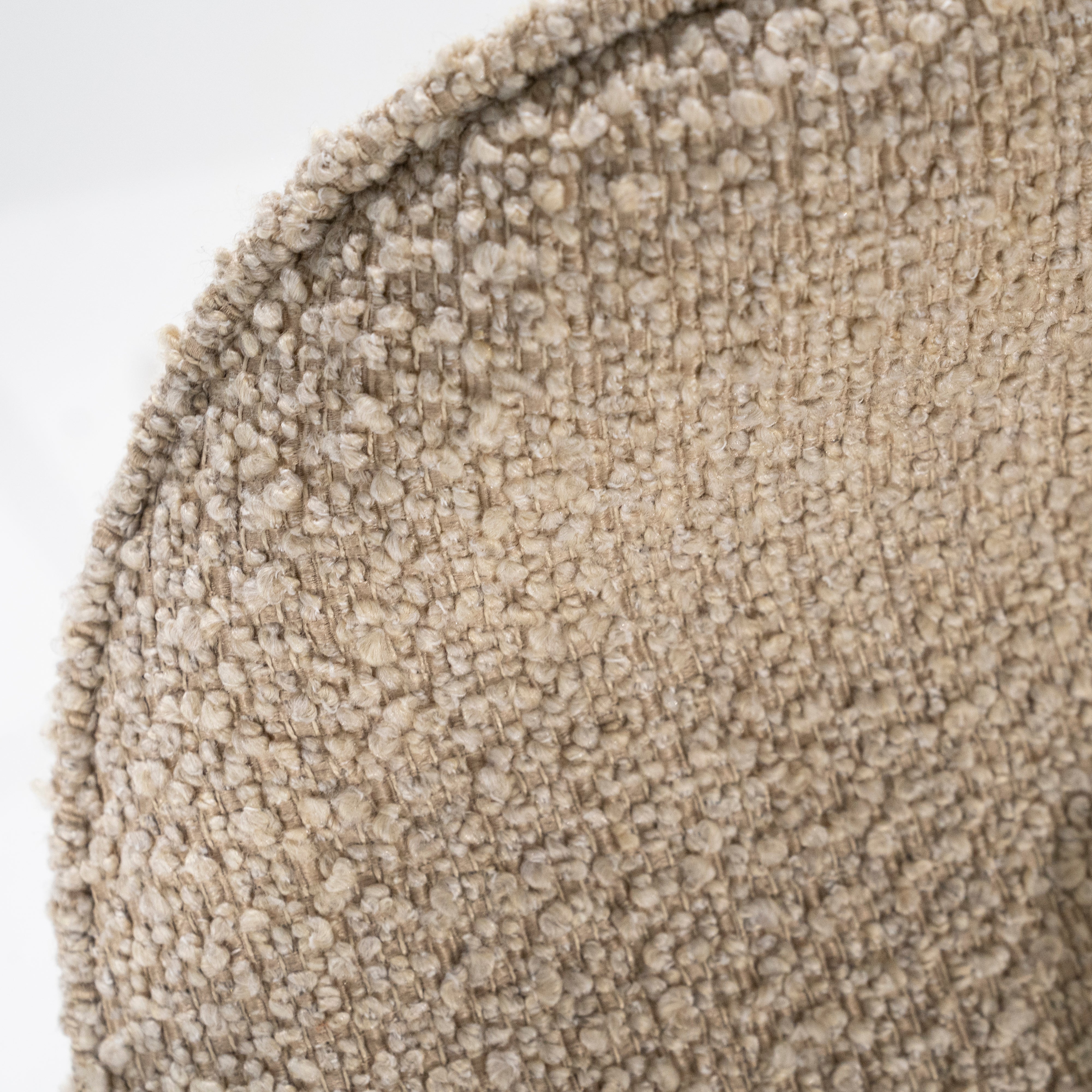 Stuhl TESS sandfarben mit schwarzem Gestell