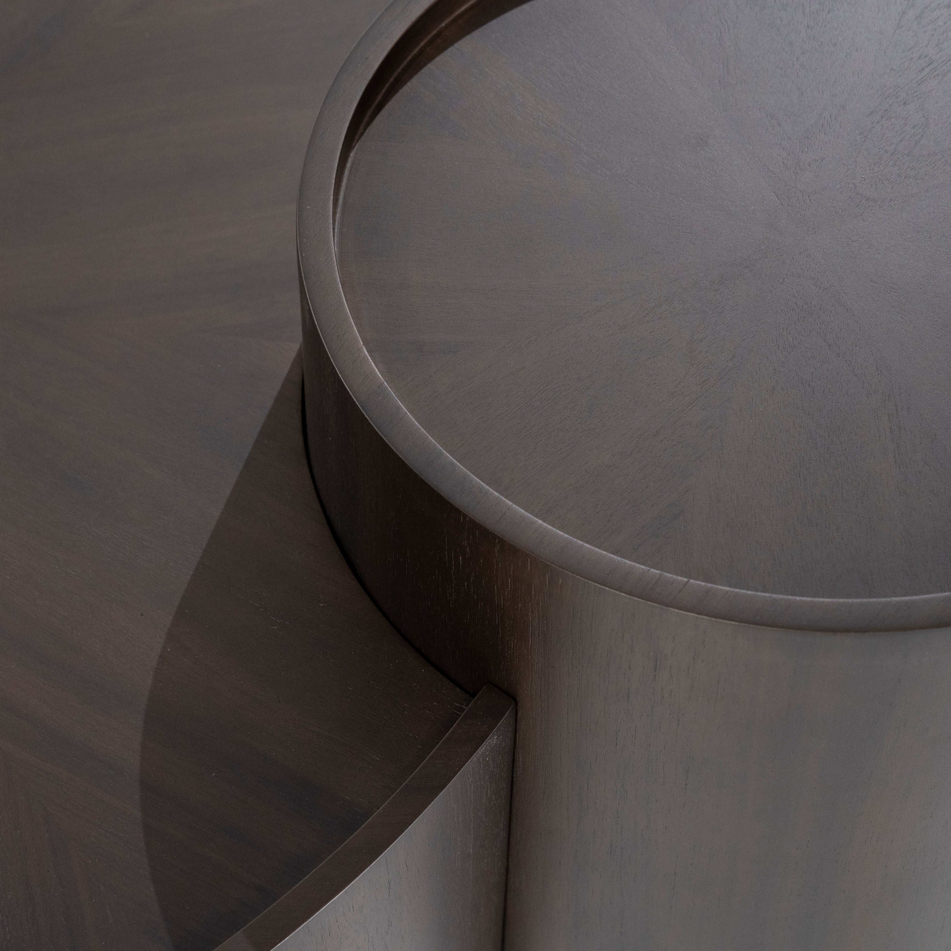 Kaffeetisch-Set MAX Nussfurnier