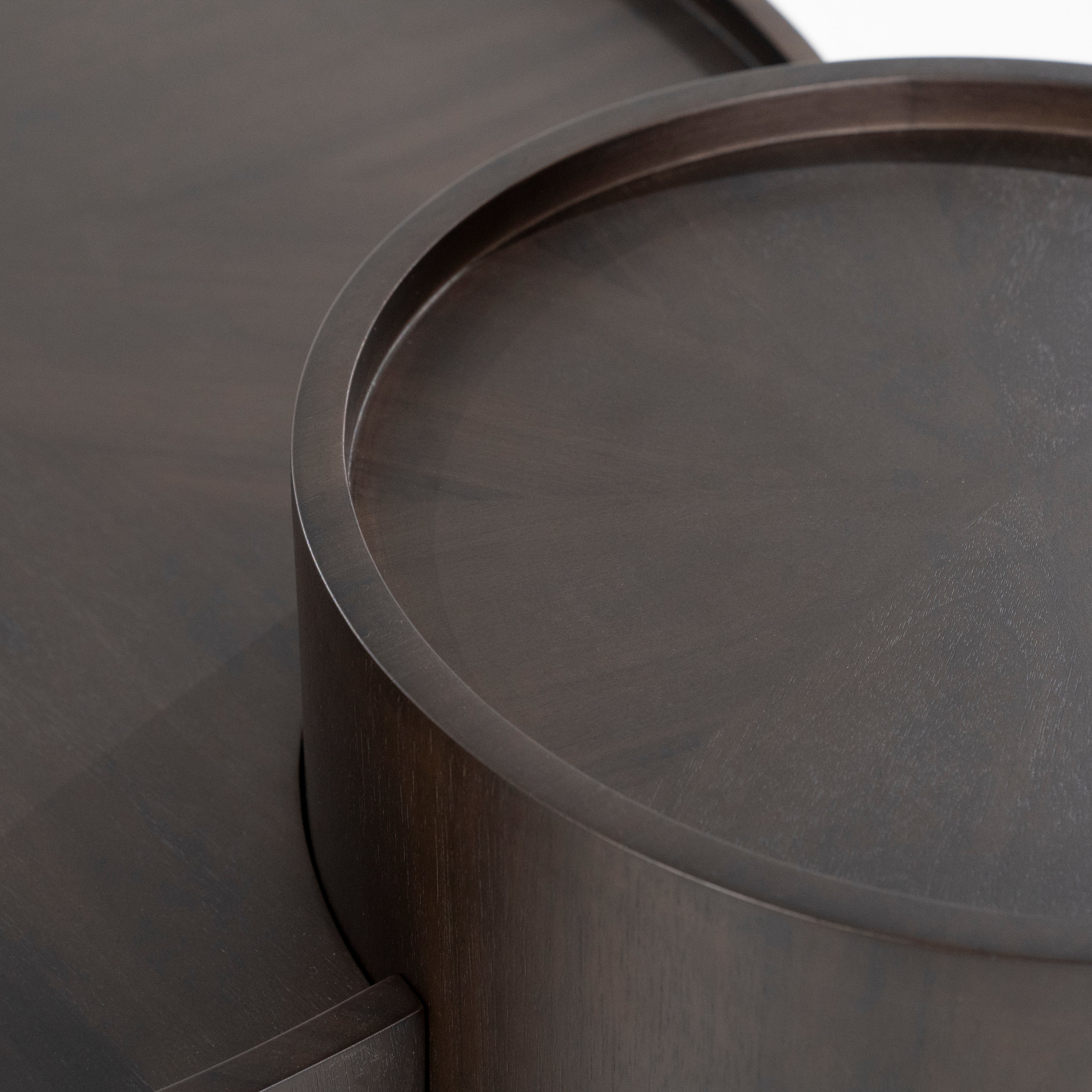 Kaffeetisch-Set MAX Nussfurnier