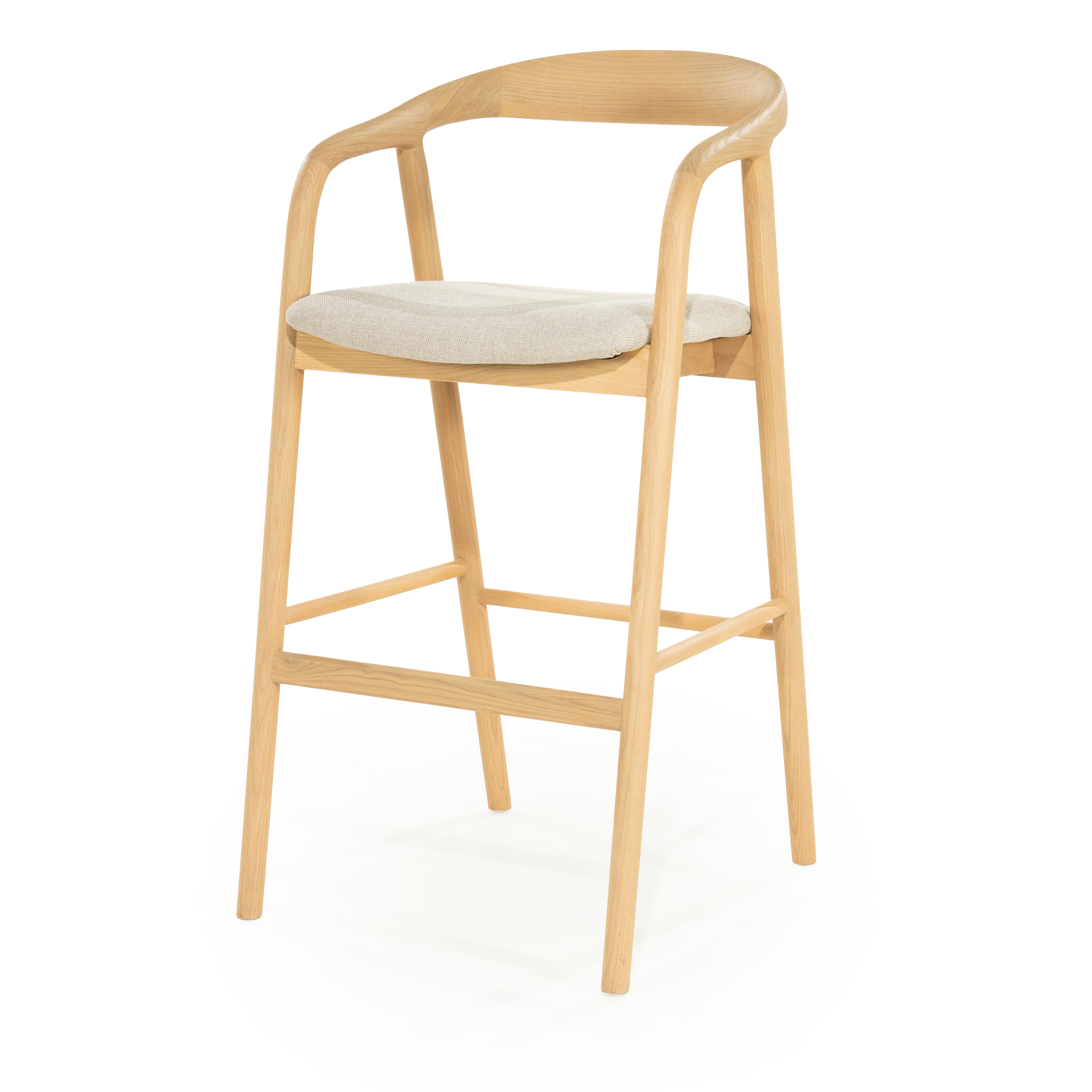 Hocker RAYVEN helles Eschenholz