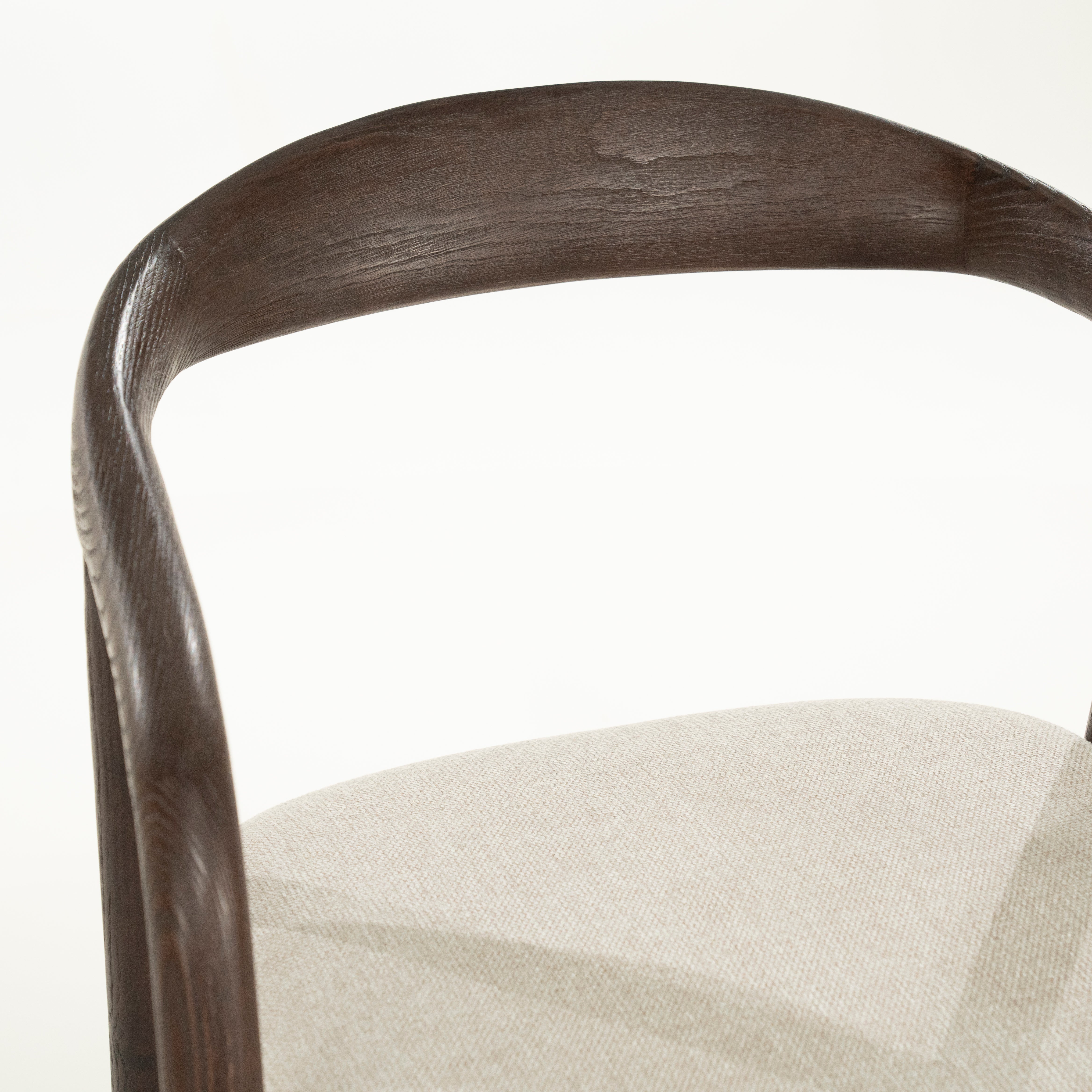 Hocker RAYVEN dunkles Eschenholz