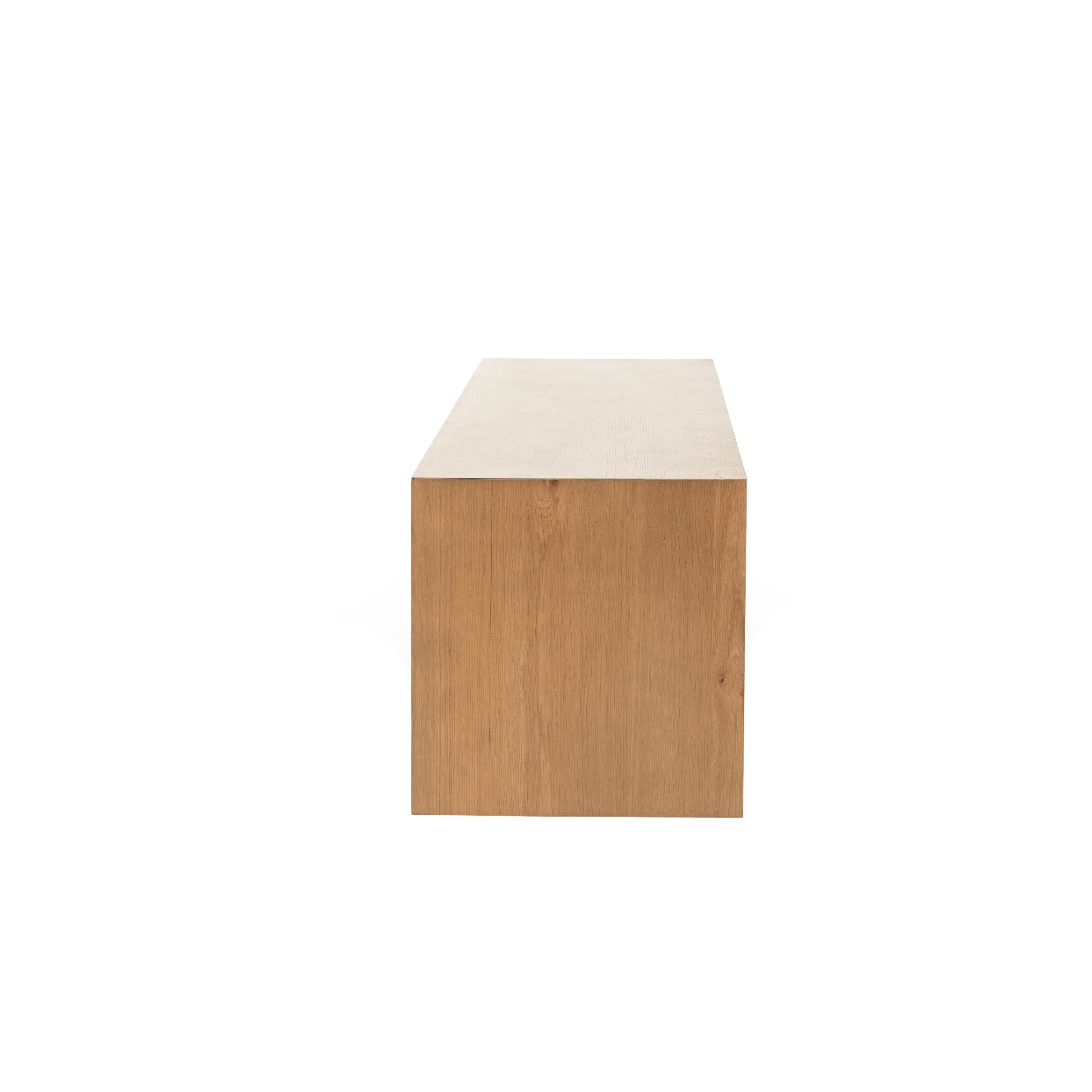 RTV-Sideboard MILO dunkles Eichenholz
