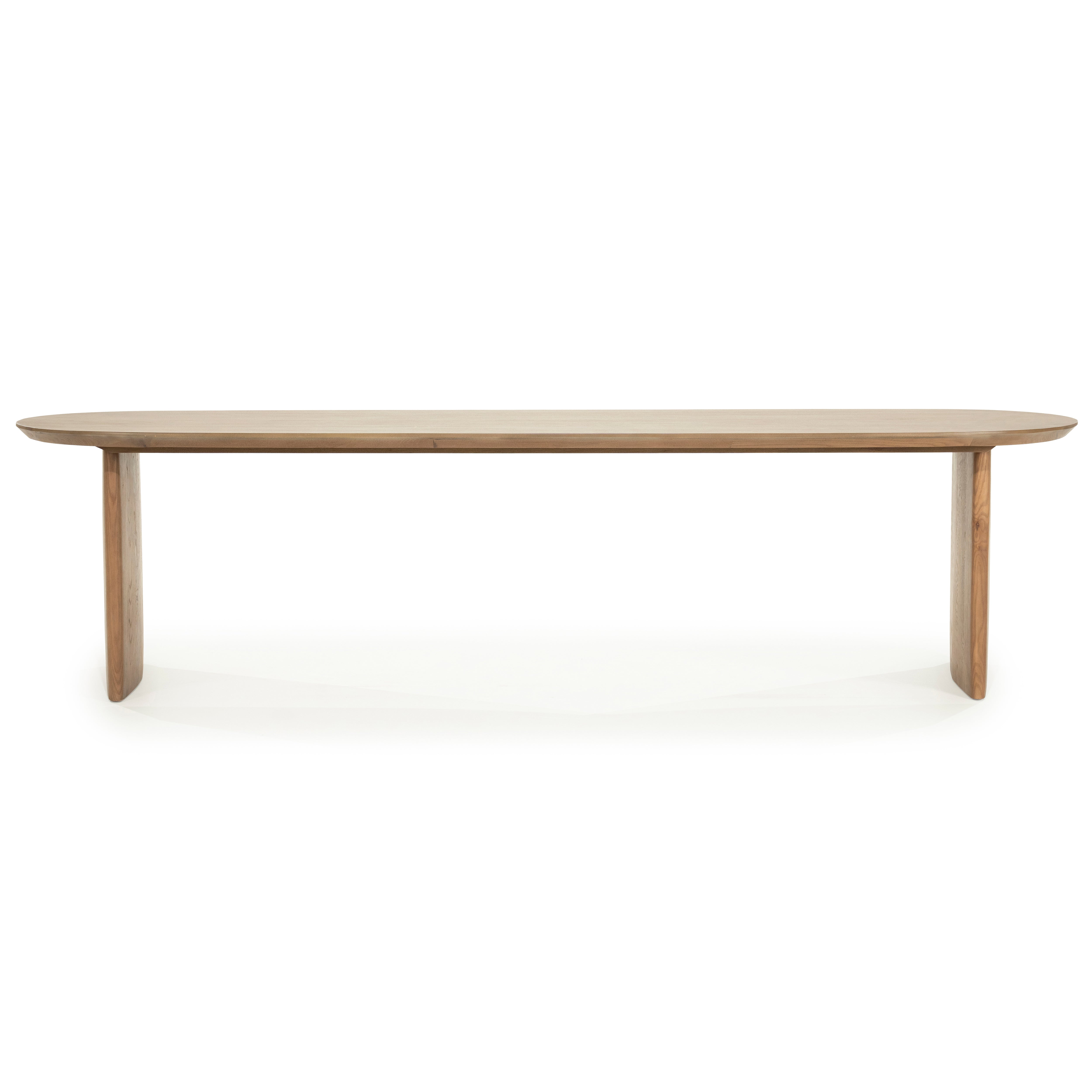 Oval table DEX dark oak wood
