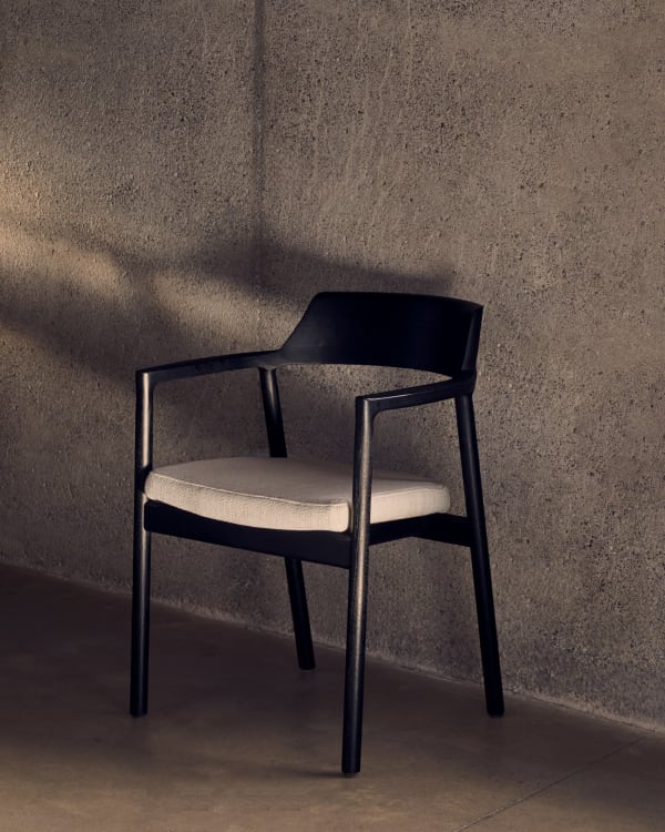 Alocs chair solid oak wood