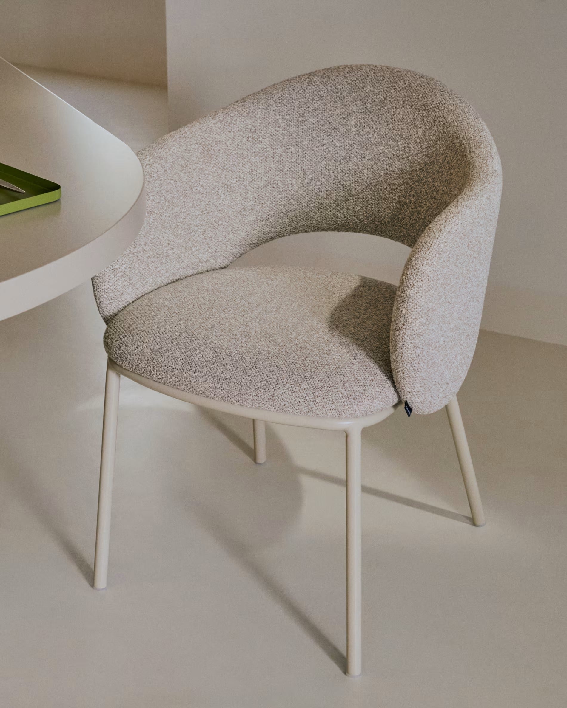 MAINA chair beige chenille