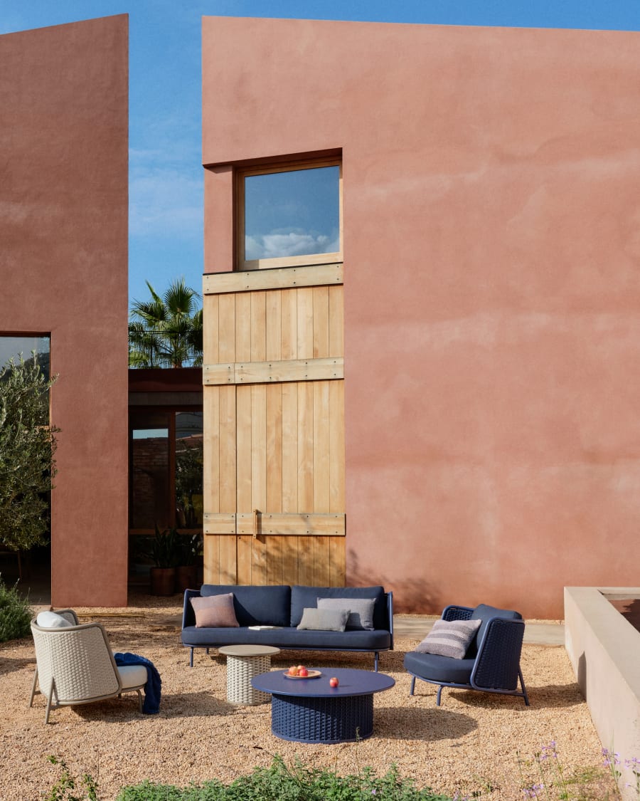 Sedalis Blue Garden Coffee Table