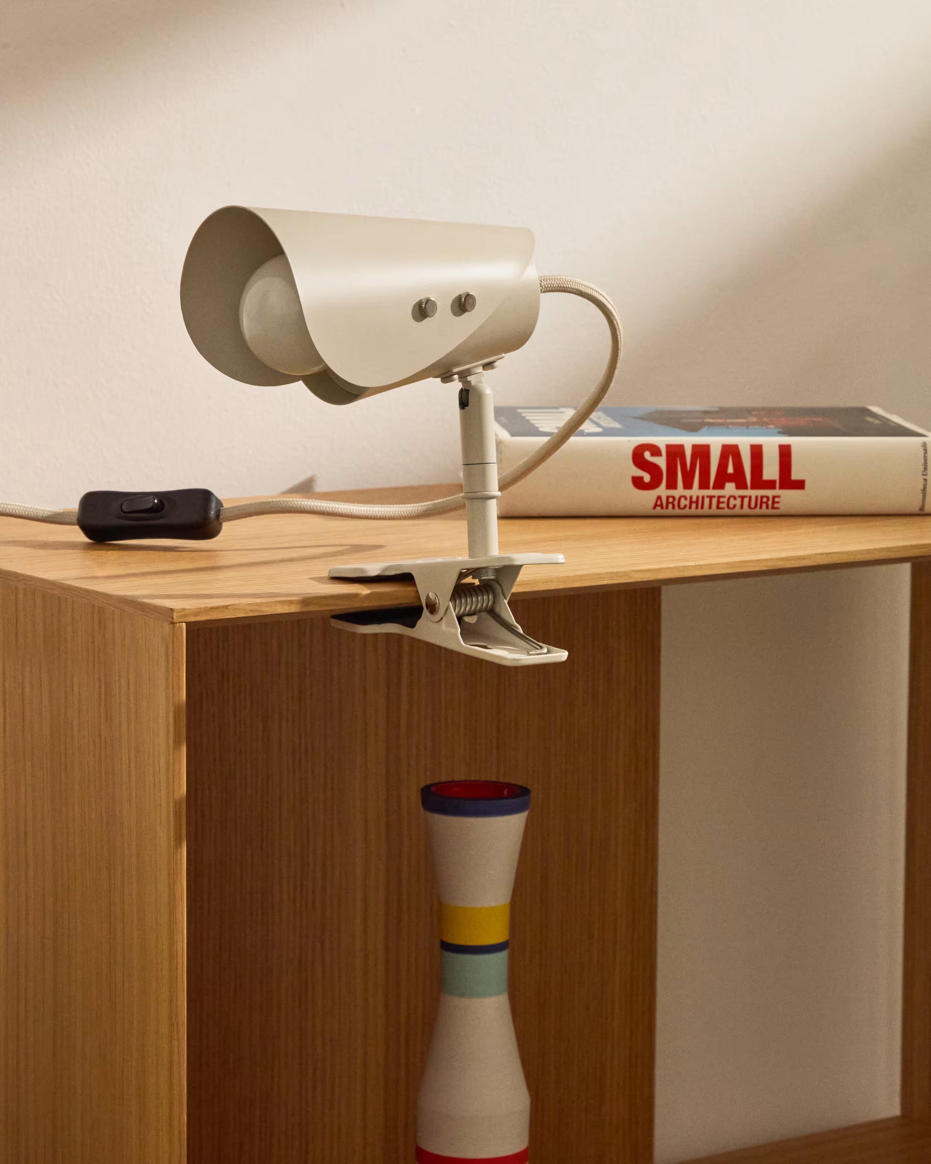 Schreibtischlampe mit Klemme JULA grau