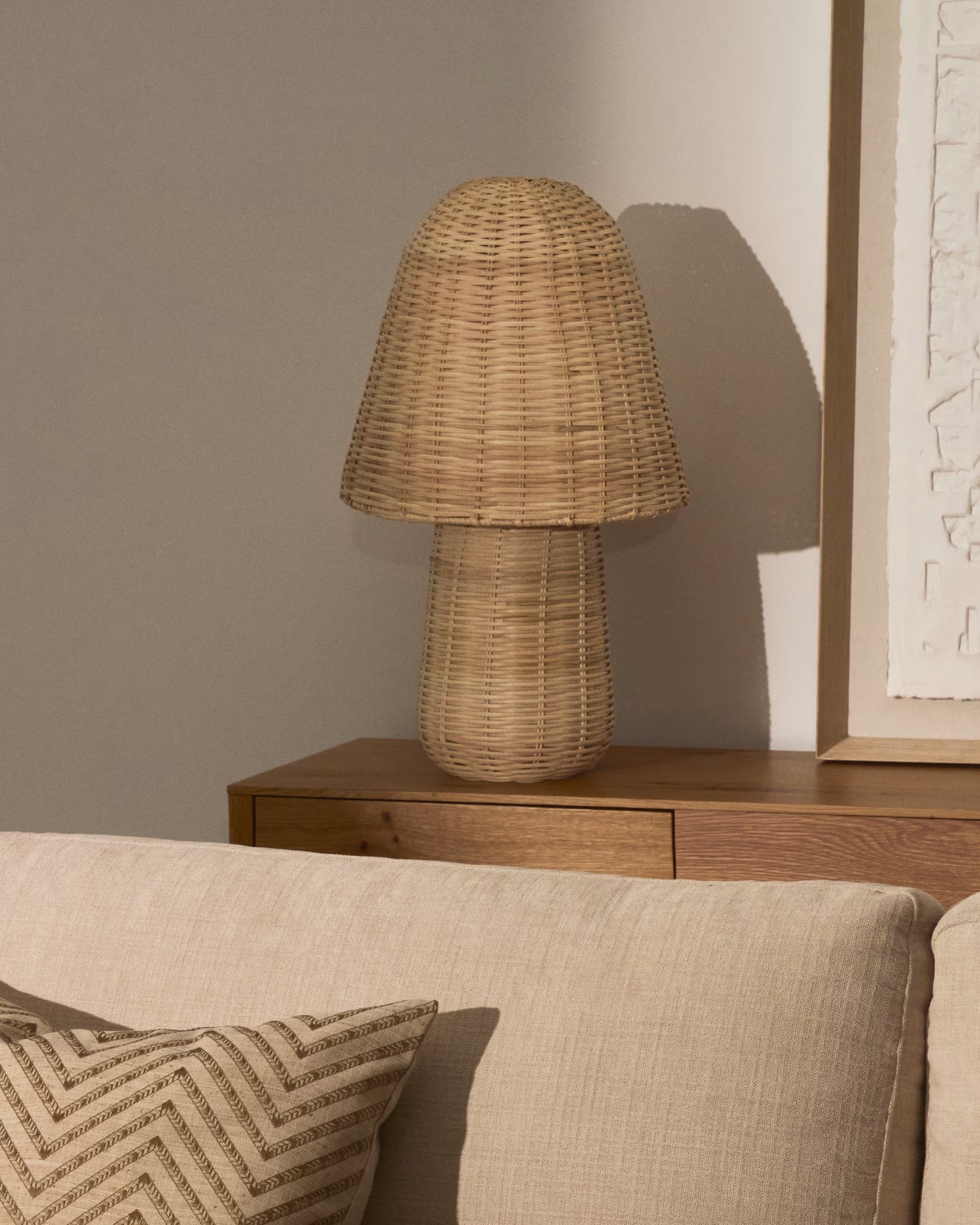 NEUDA rattan table lamp