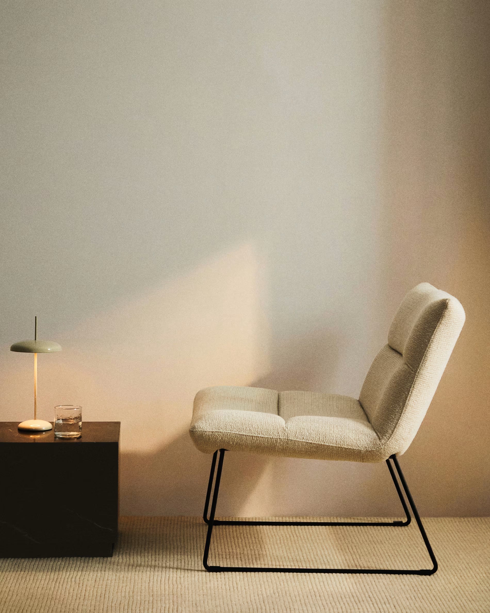 Sessel ASEN beige Chenille