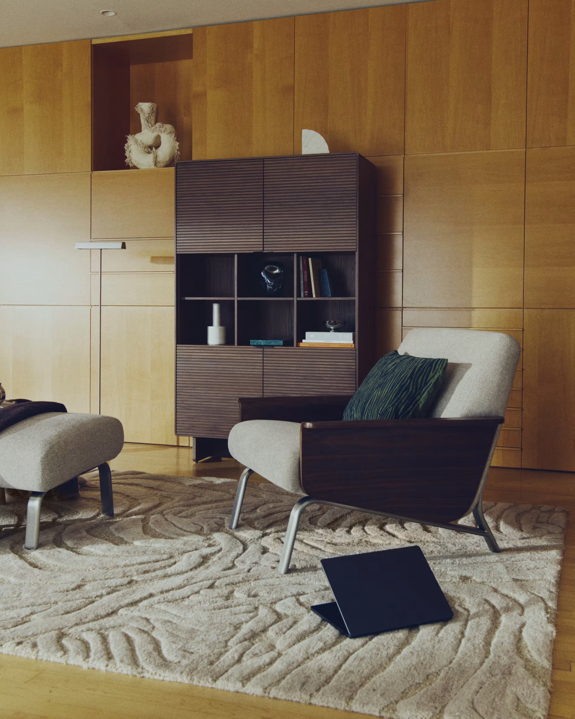 Jacquardteppich TRIBET beige