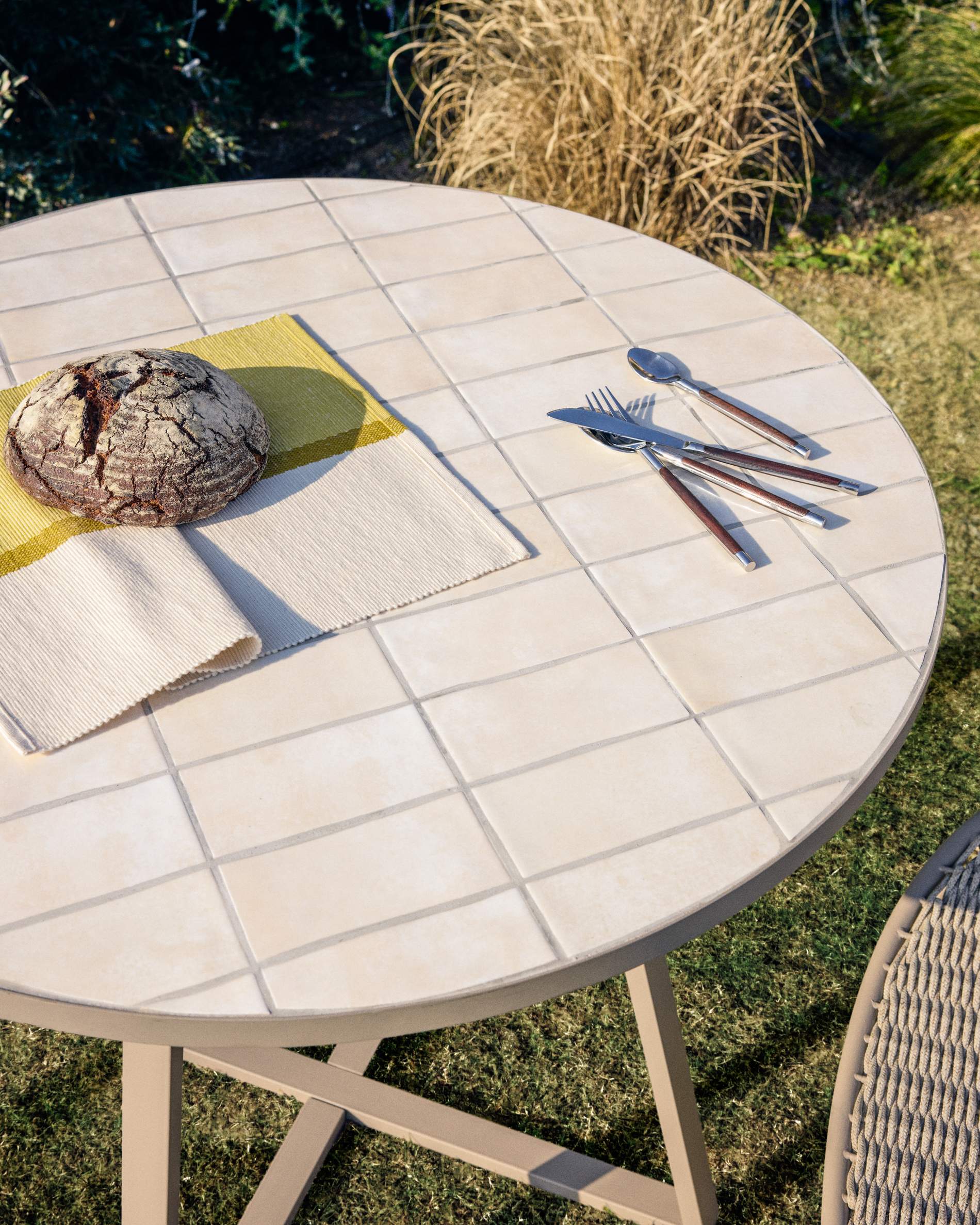 TELLA Beige Garden Table