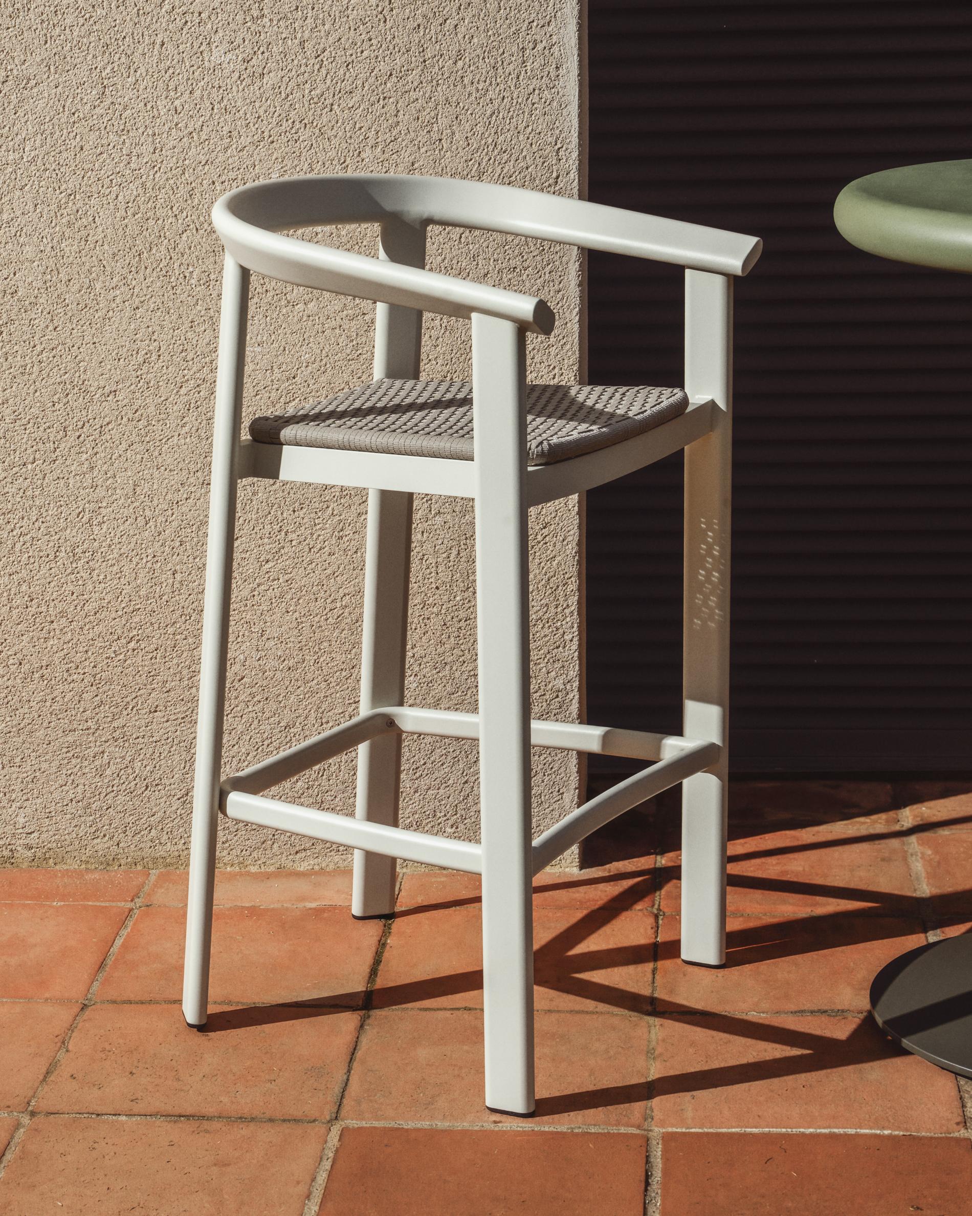ERICE Ecru Garden Stool