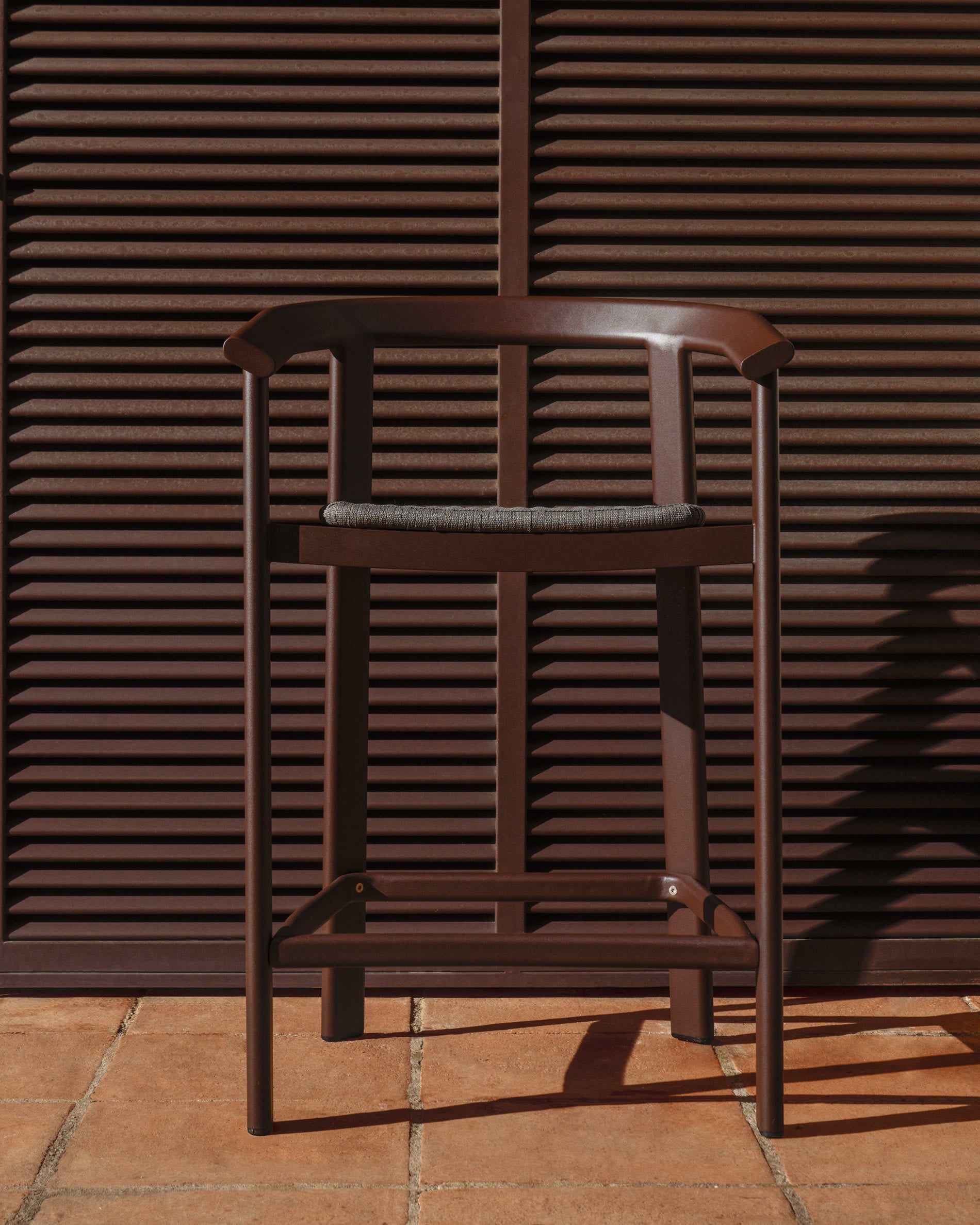 Gartenhocker ERICE braun