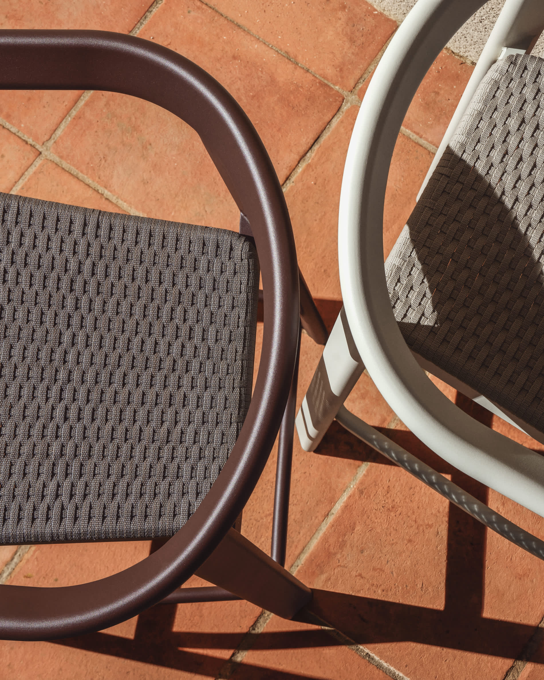 Gartenhocker ERICE braun