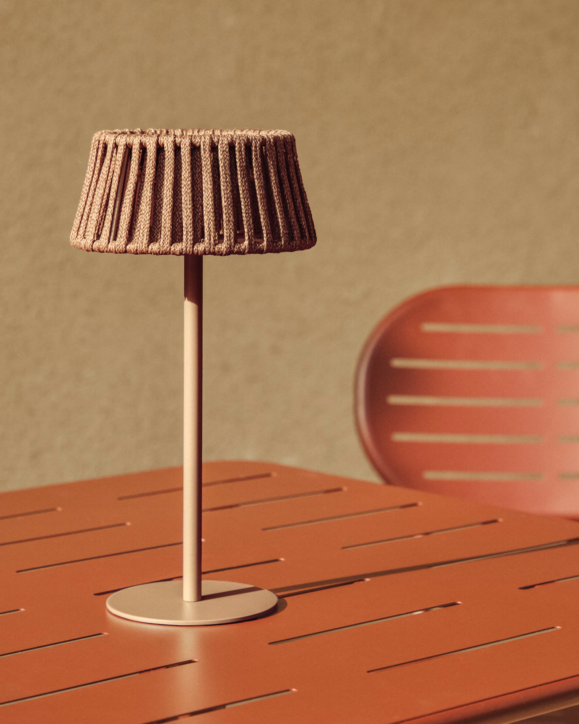 Beige Solar Garden Lamp ALDET [Ewelina] [Amelia spr]
