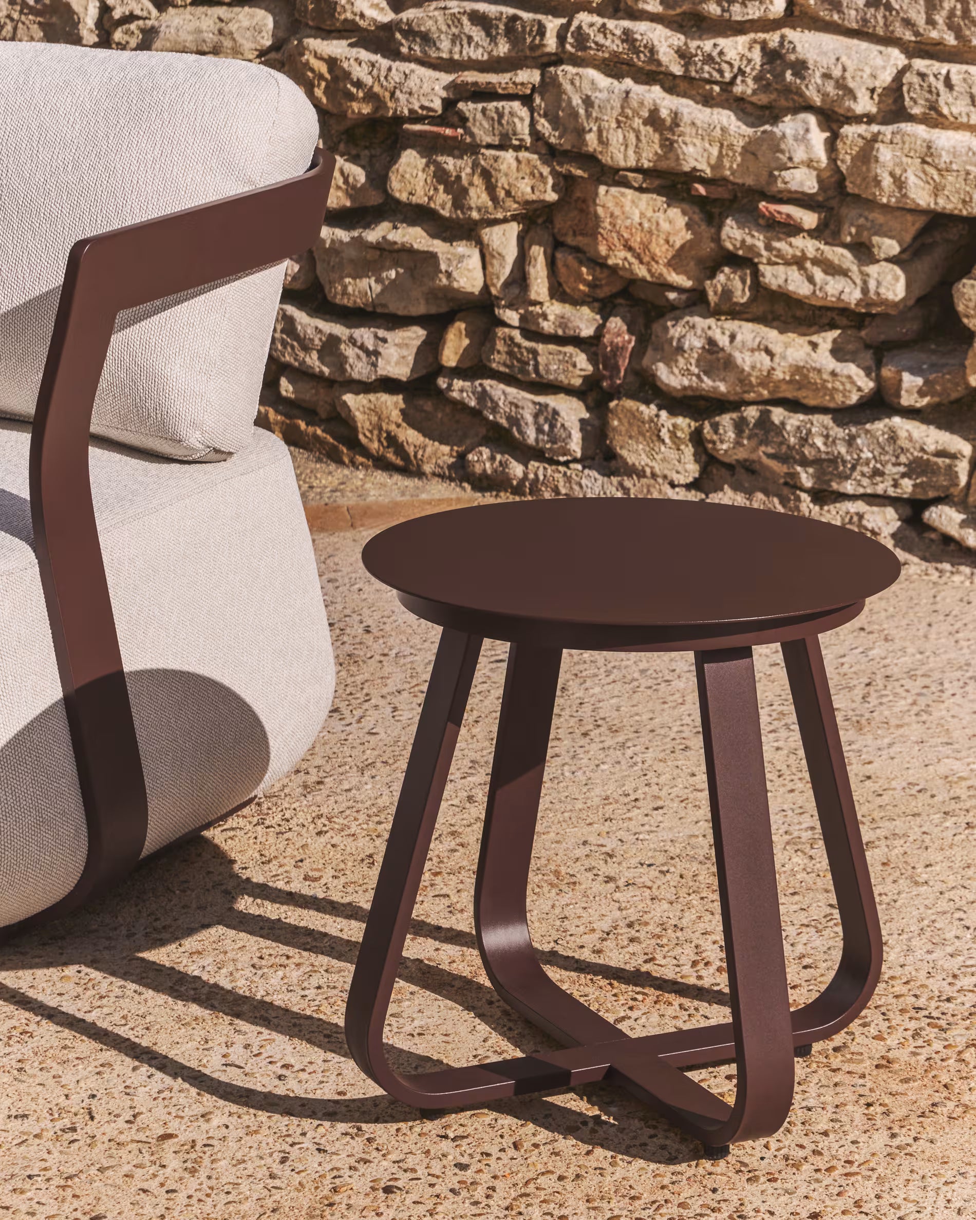 TAMARIS Brown Side Table [Ewelina]