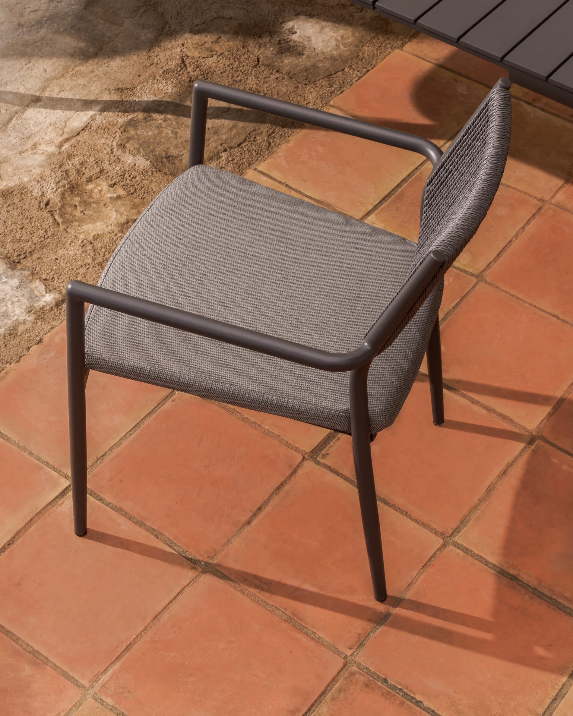 Gartenstuhl ARGASI graphitfarben