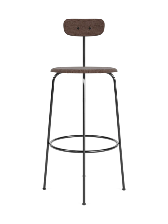 Hocker AFTEROOM dunkles Eichenfurnier