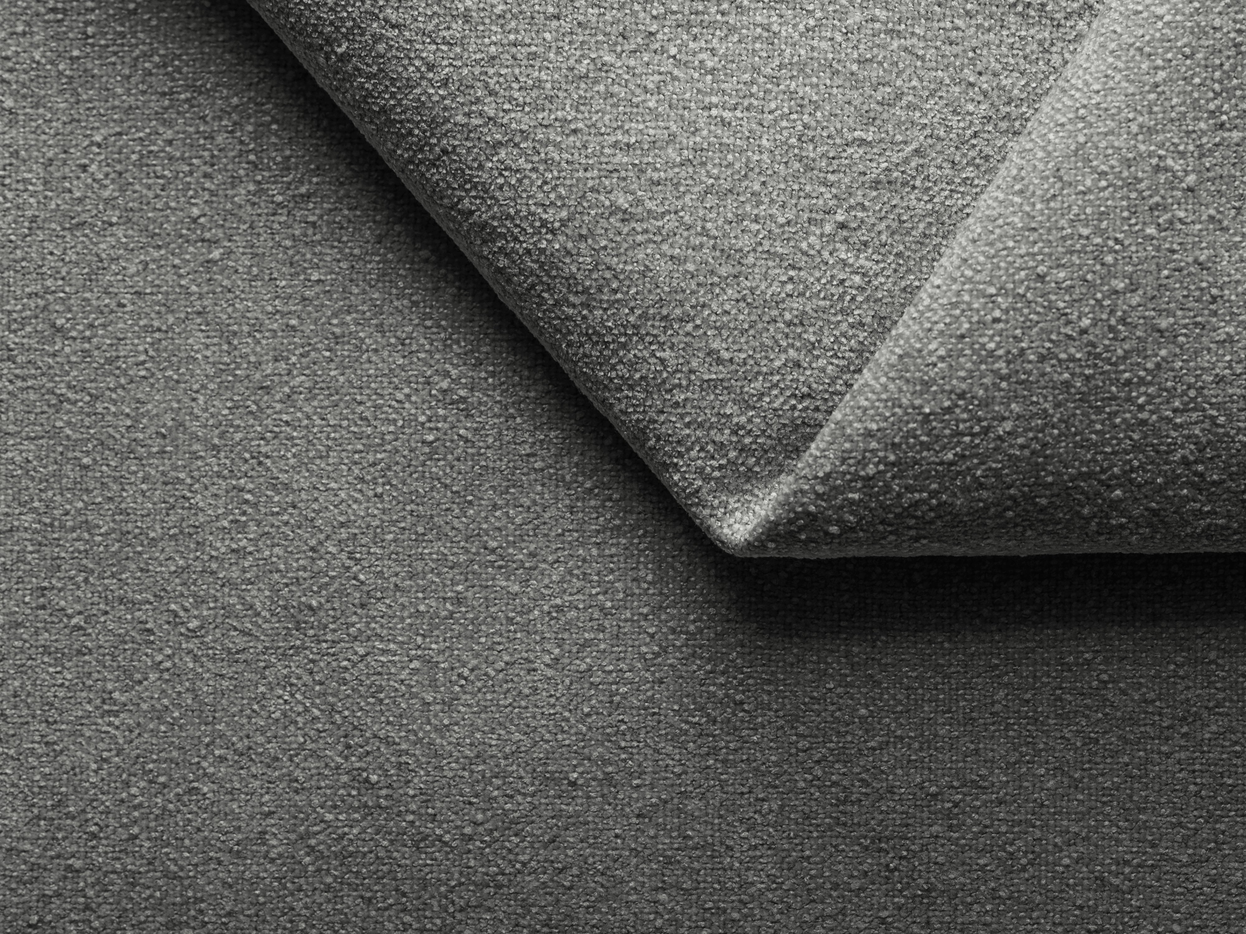 Modulares 3-Sitzer Sofa AILANI graues Boucle