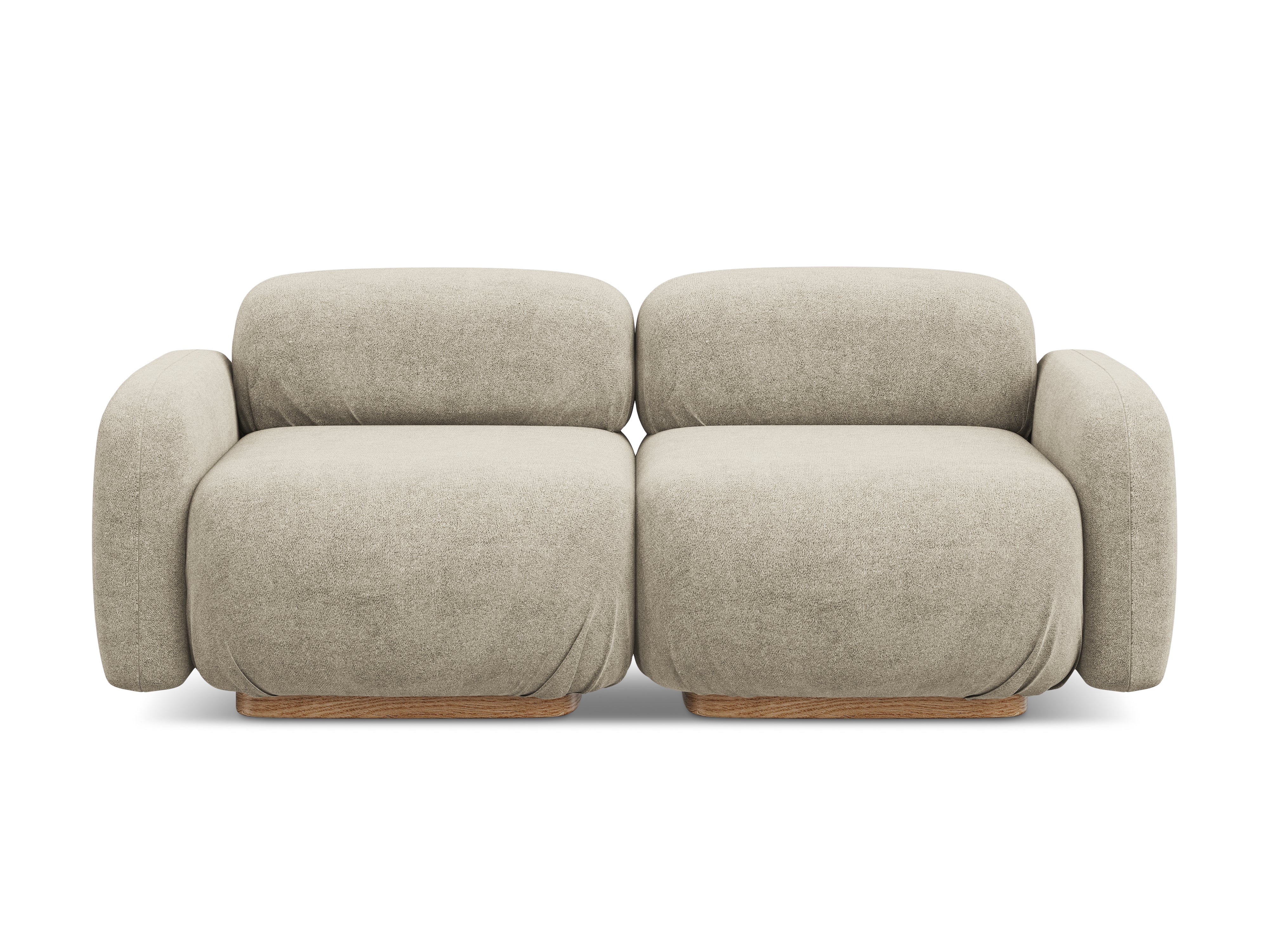 Modulares 3-Sitzer-Sofa AILANI beige Boucle